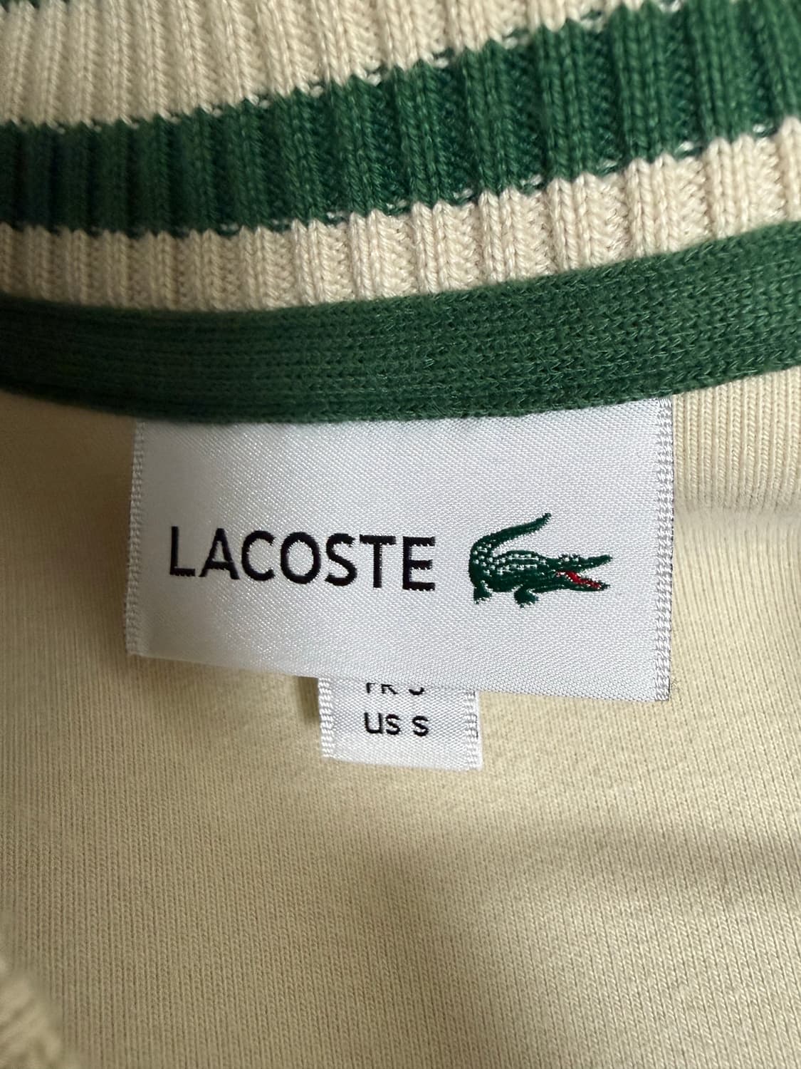 라코스테 두꺼운 가디건 s 상품이미지3