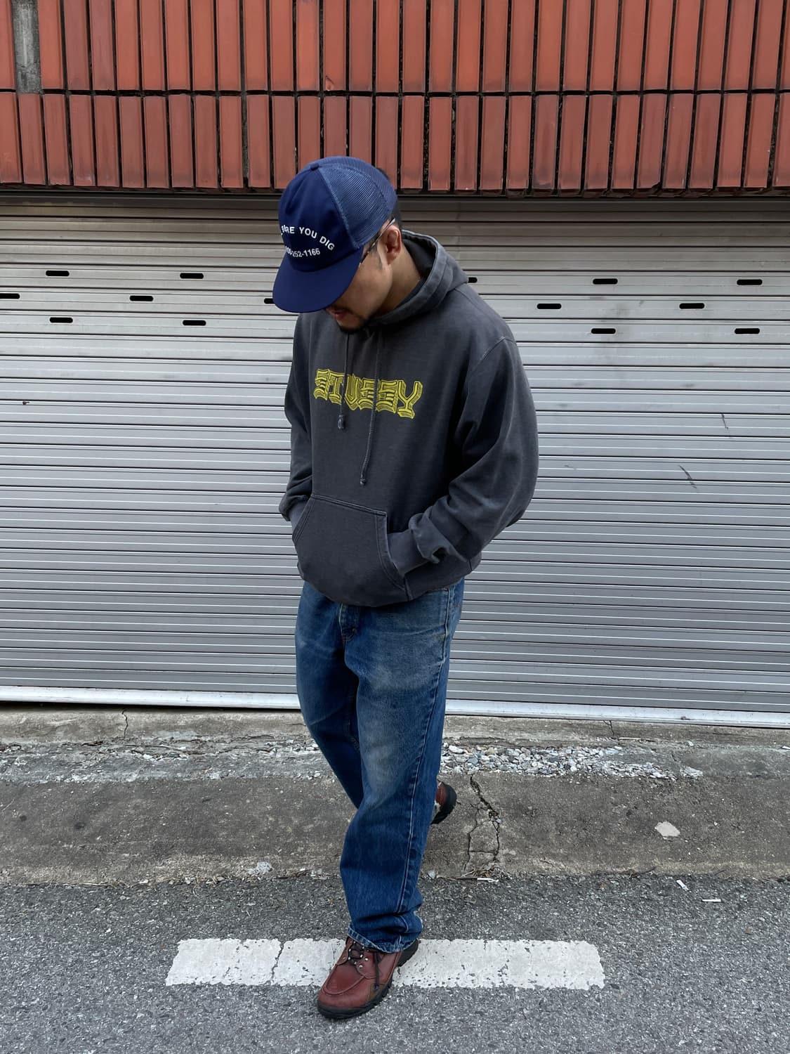 00s Stussy Faded Hoodie(USA Made) 상품이미지4