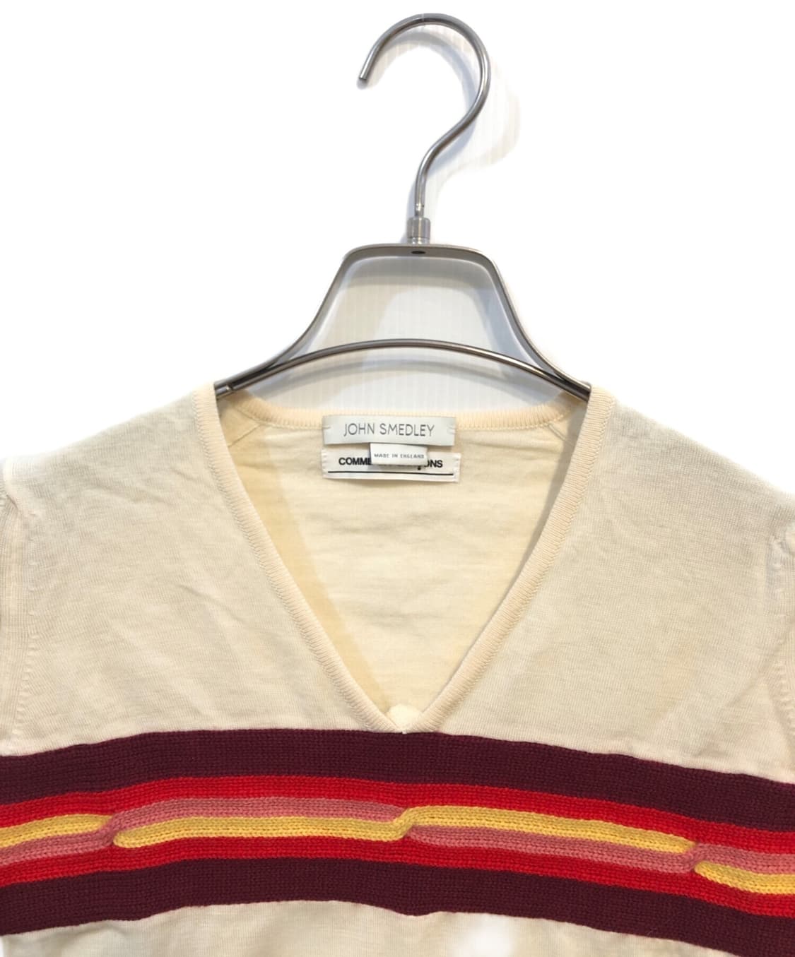 꼼데가르송 x 존 스메들리 파인 메리노 울 브이넥 상품이미지3