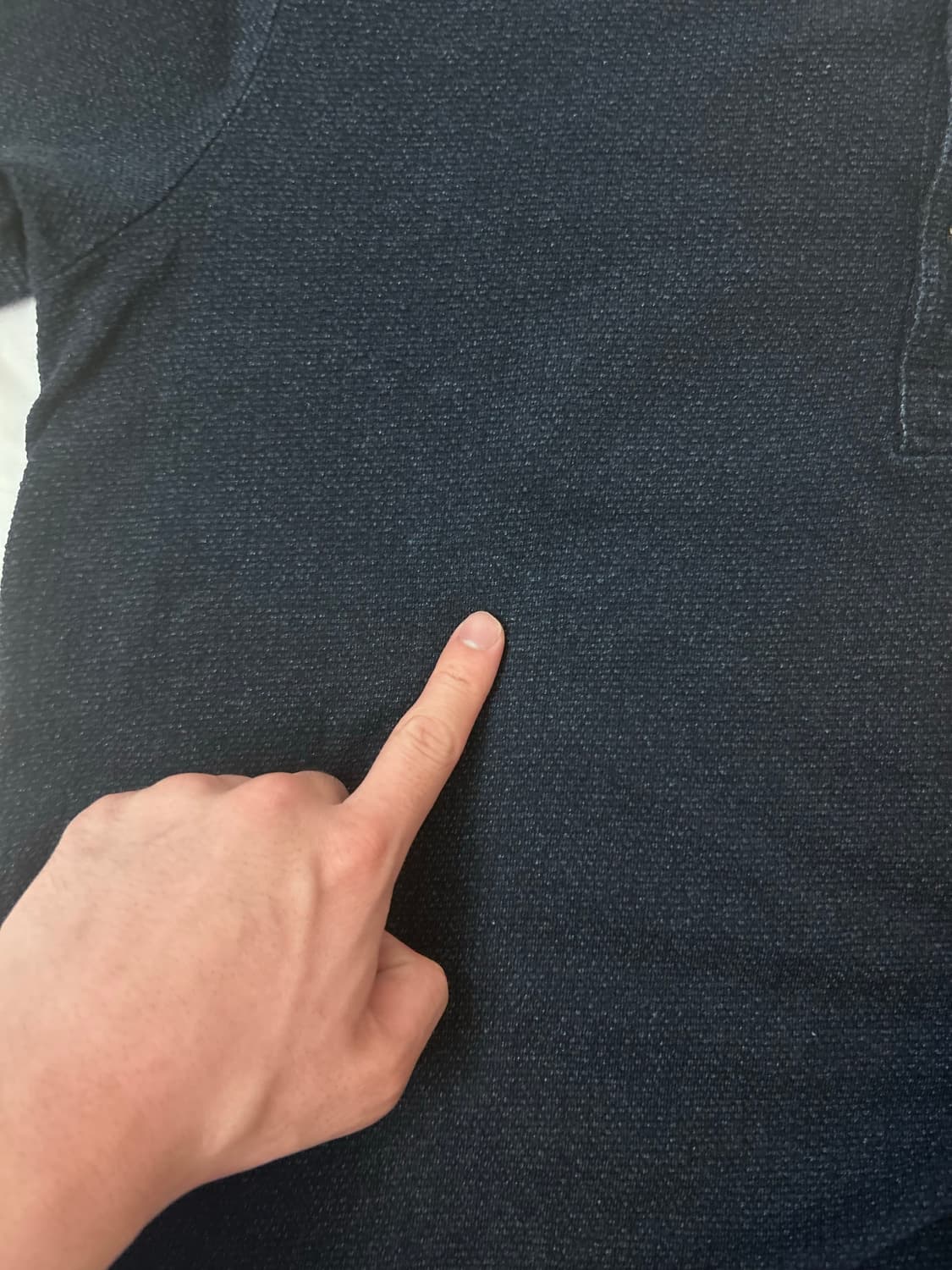 RRL 인디고 와플 헨리넥 반팔 XL 상품이미지5