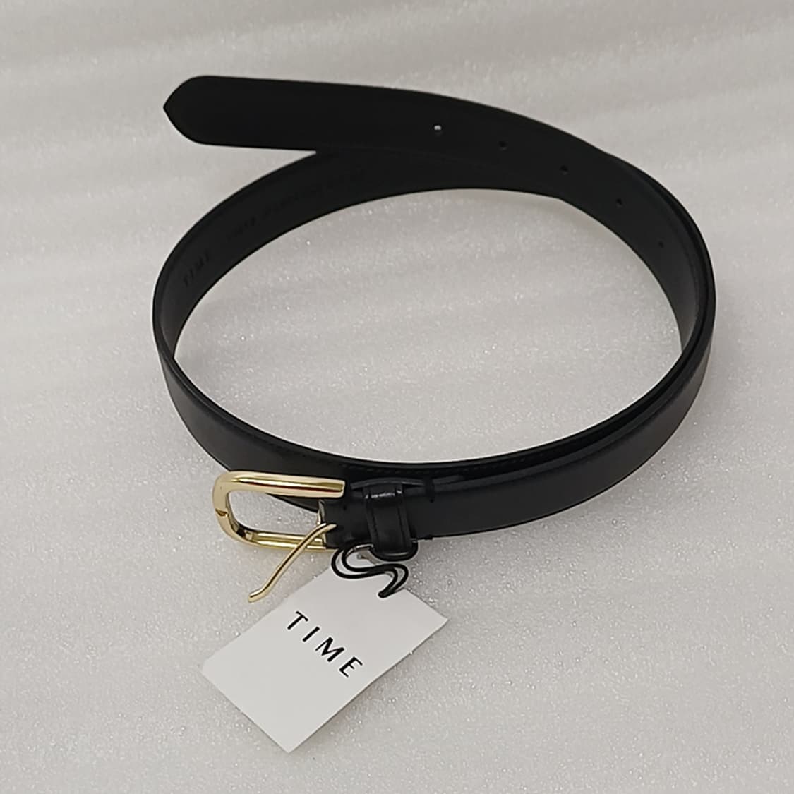 TIME 타임 정장 캐주얼 여성 레더 가죽 벨트 블랙 새것 사랑봉봉 상품이미지1