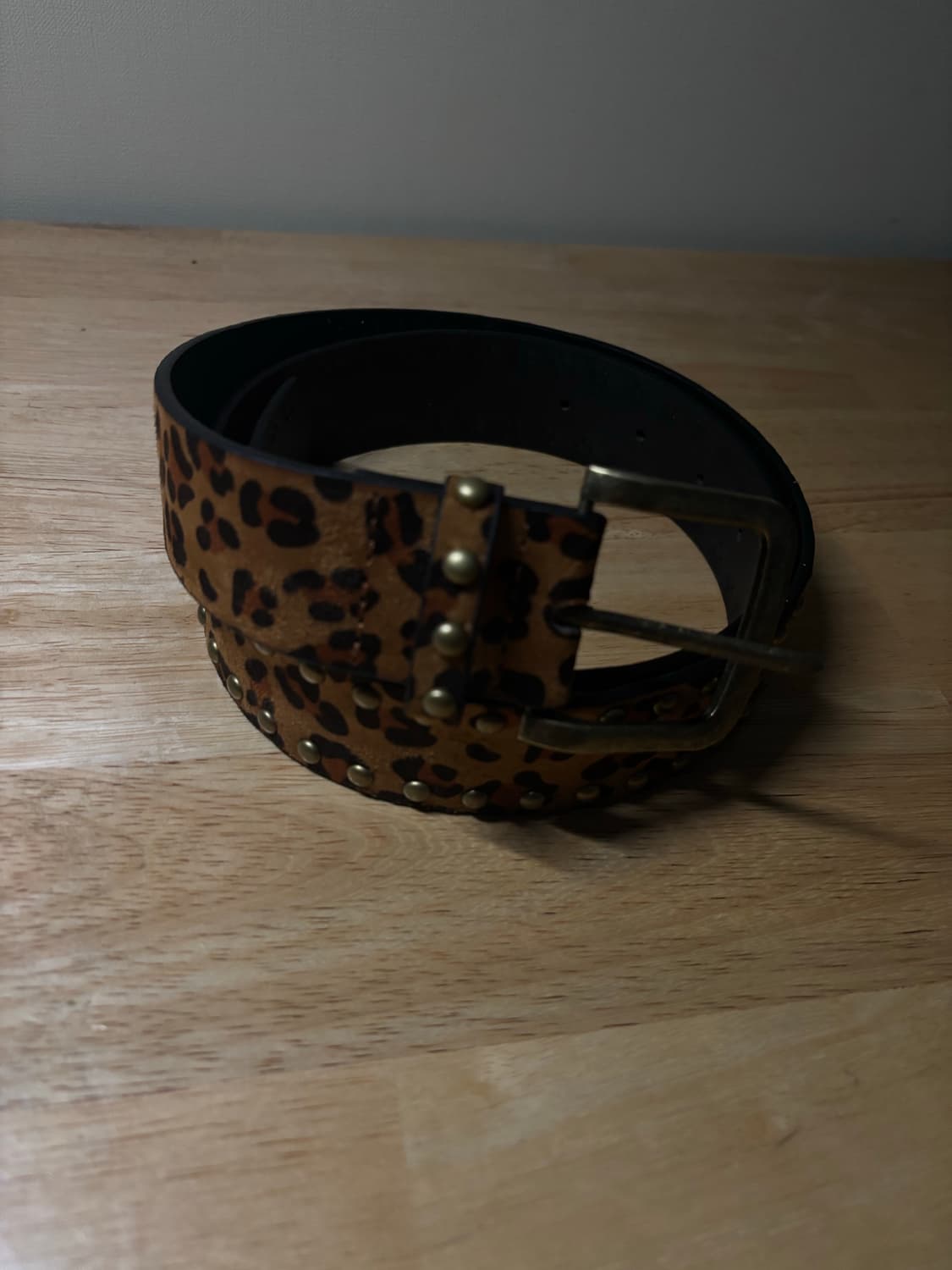 빈티지 레오파드 호피 벨트 상품이미지1