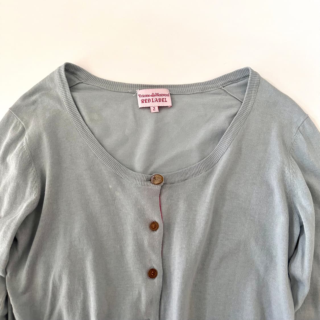 비비안웨스트우드 레드라벨 orb 로고 가디건 상품이미지3