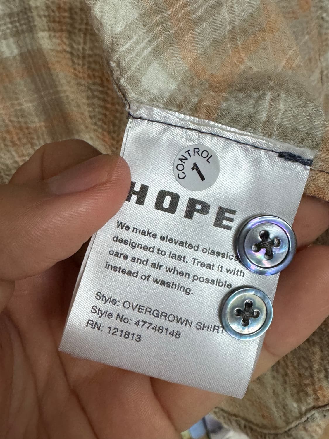 hope 호프 오버사이즈 셔츠 상품이미지6