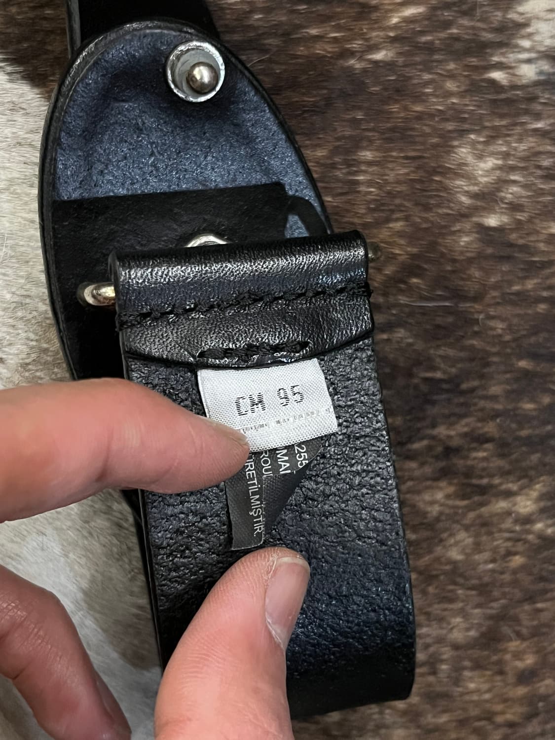 DIESEL B-1DR LEATHER BELT 상품이미지9