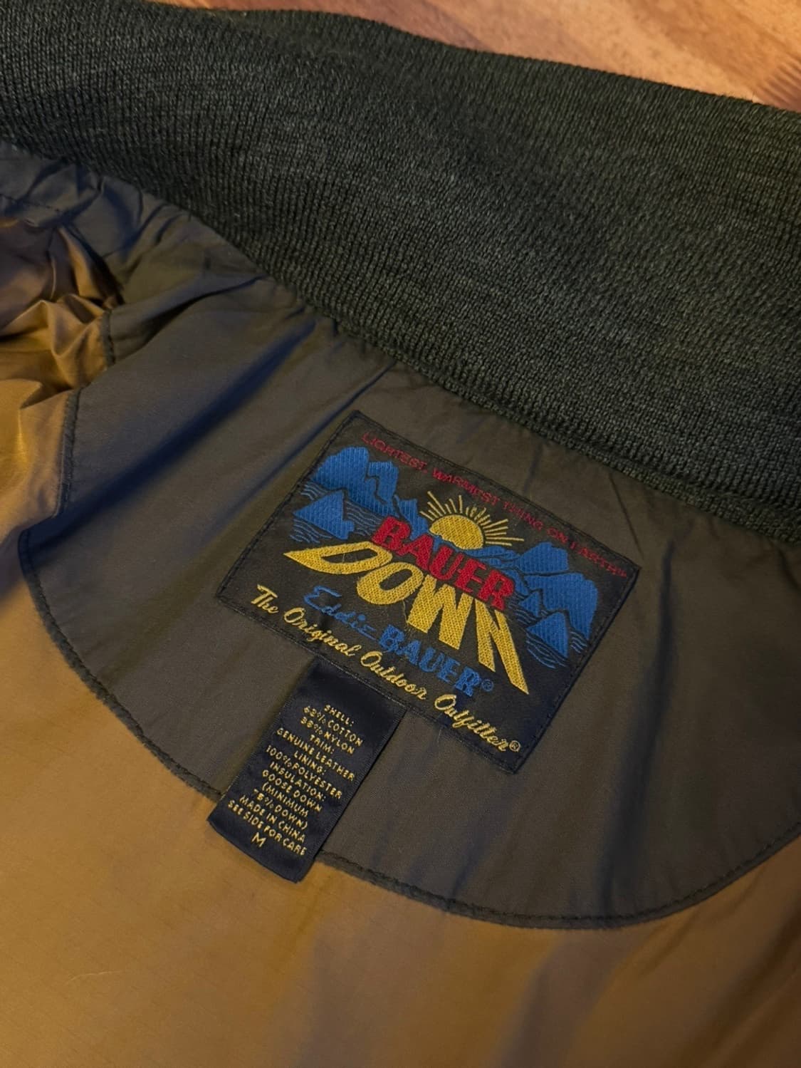 에디바우어 퀼팅 구스다운 패딩 자켓 100 상품이미지4