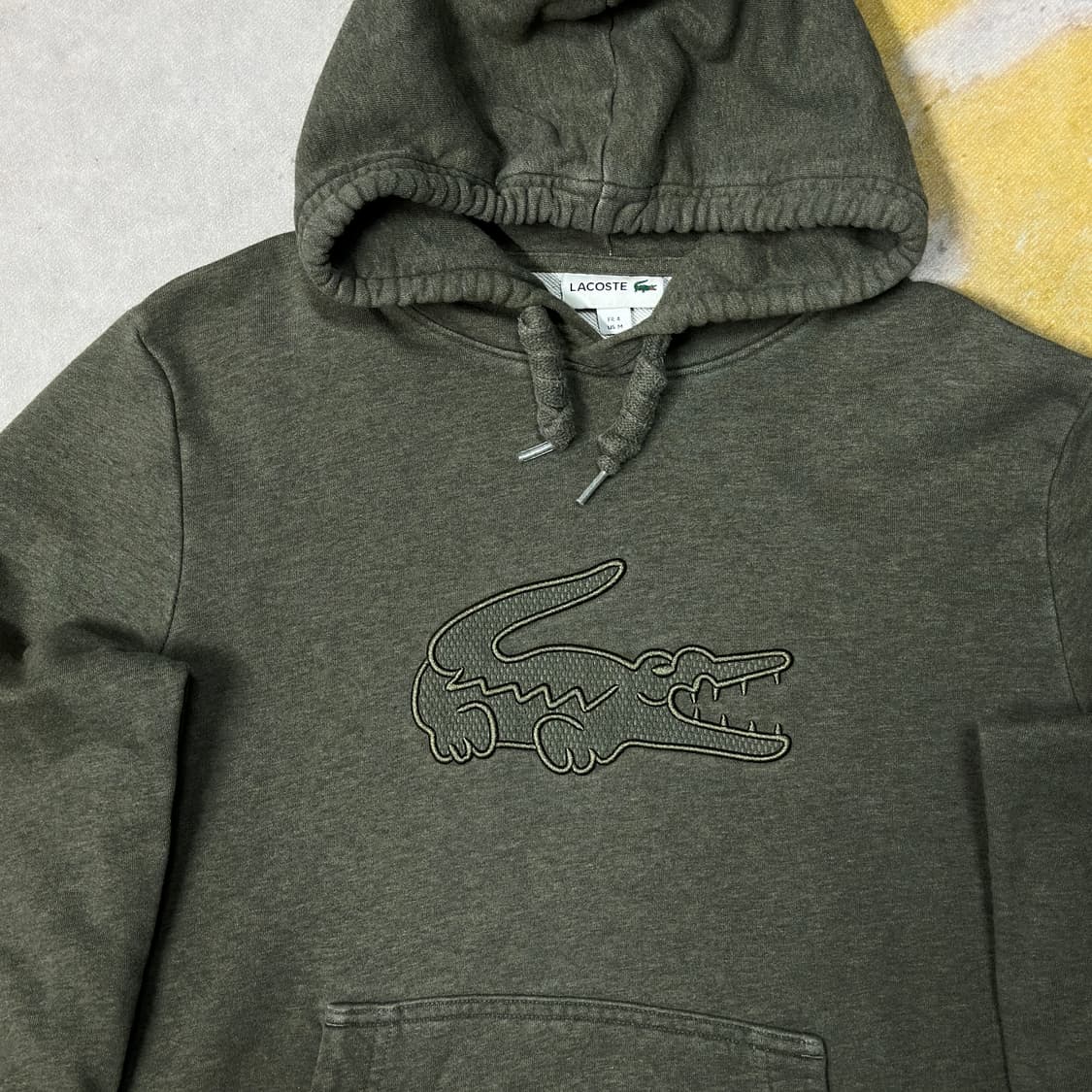 라코스테 빅로고 후드티 L 상품이미지2