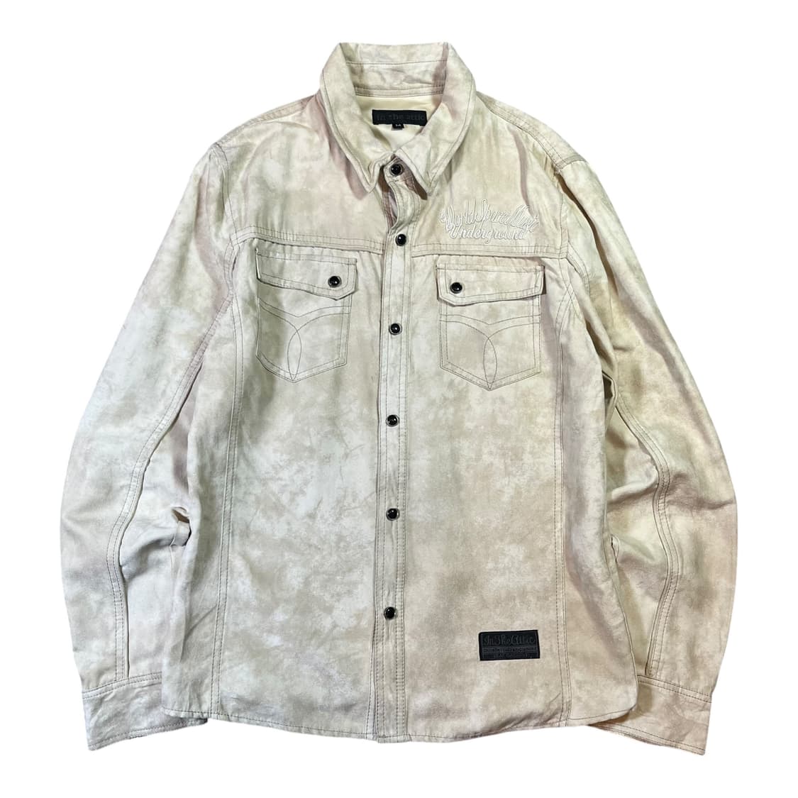 in the attic 롤링 스톤즈 우먼 스웨이드 웨스턴 셔츠 상품이미지2