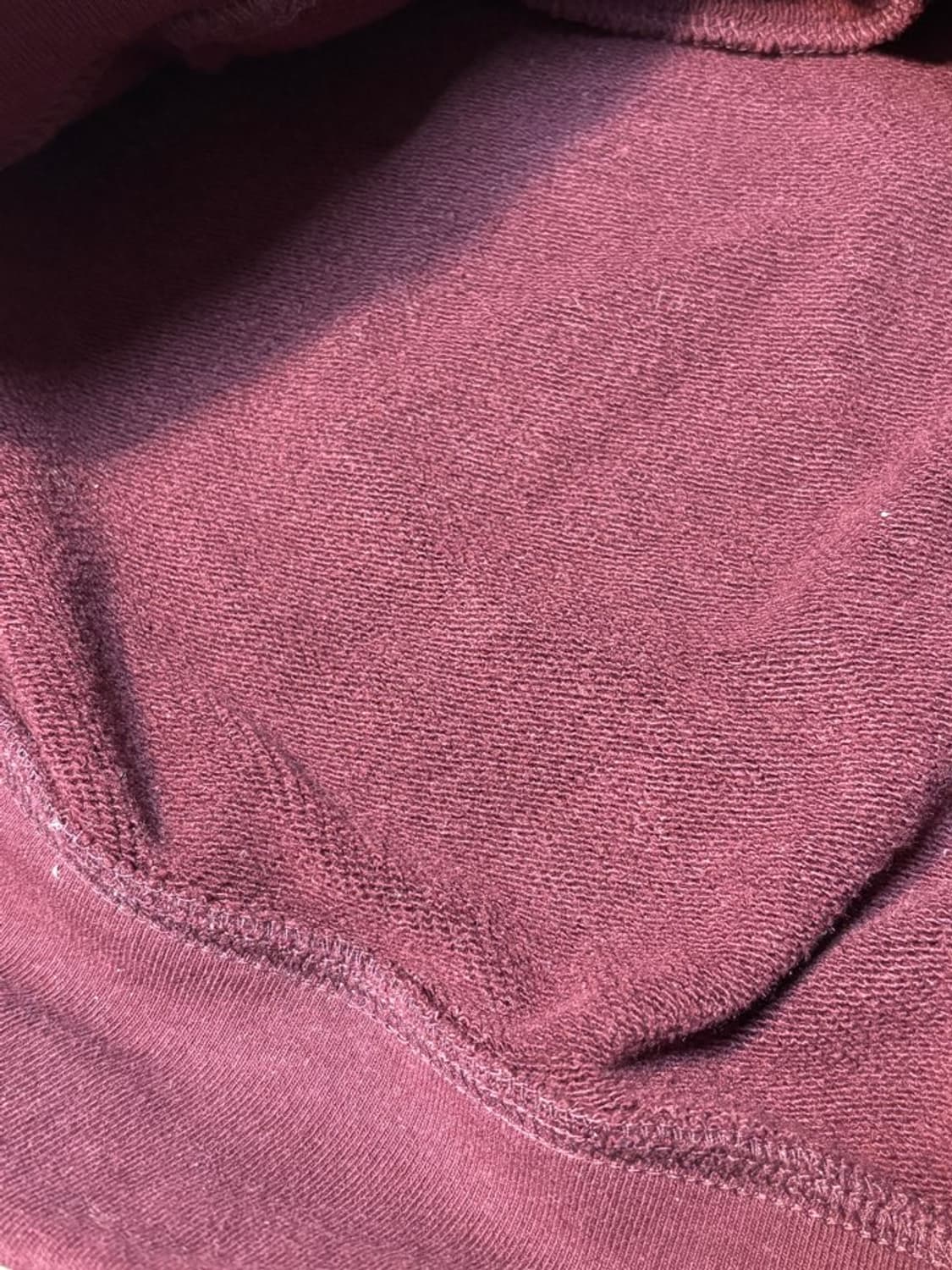 유니클로 U 르메르 버건디 후드티 상품이미지4