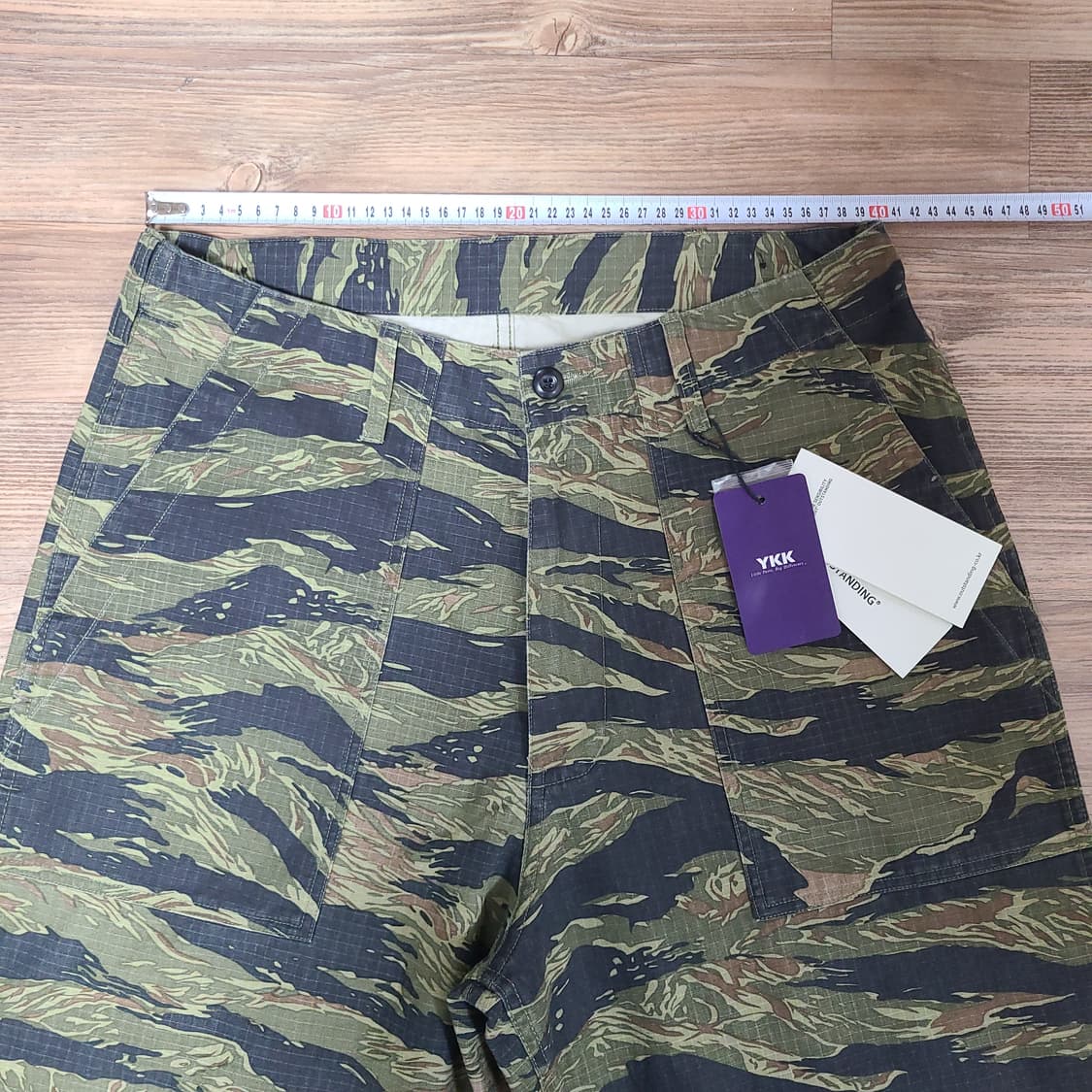 [M 새상품] 아웃스탠딩 퍼티그 카모 립스탑 팬츠 바지 상품이미지7