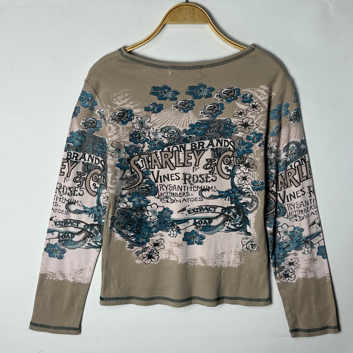 [Be Be One] 재팬 플로럴 오리엔탈 스톤 롱슬리브 상품이미지2