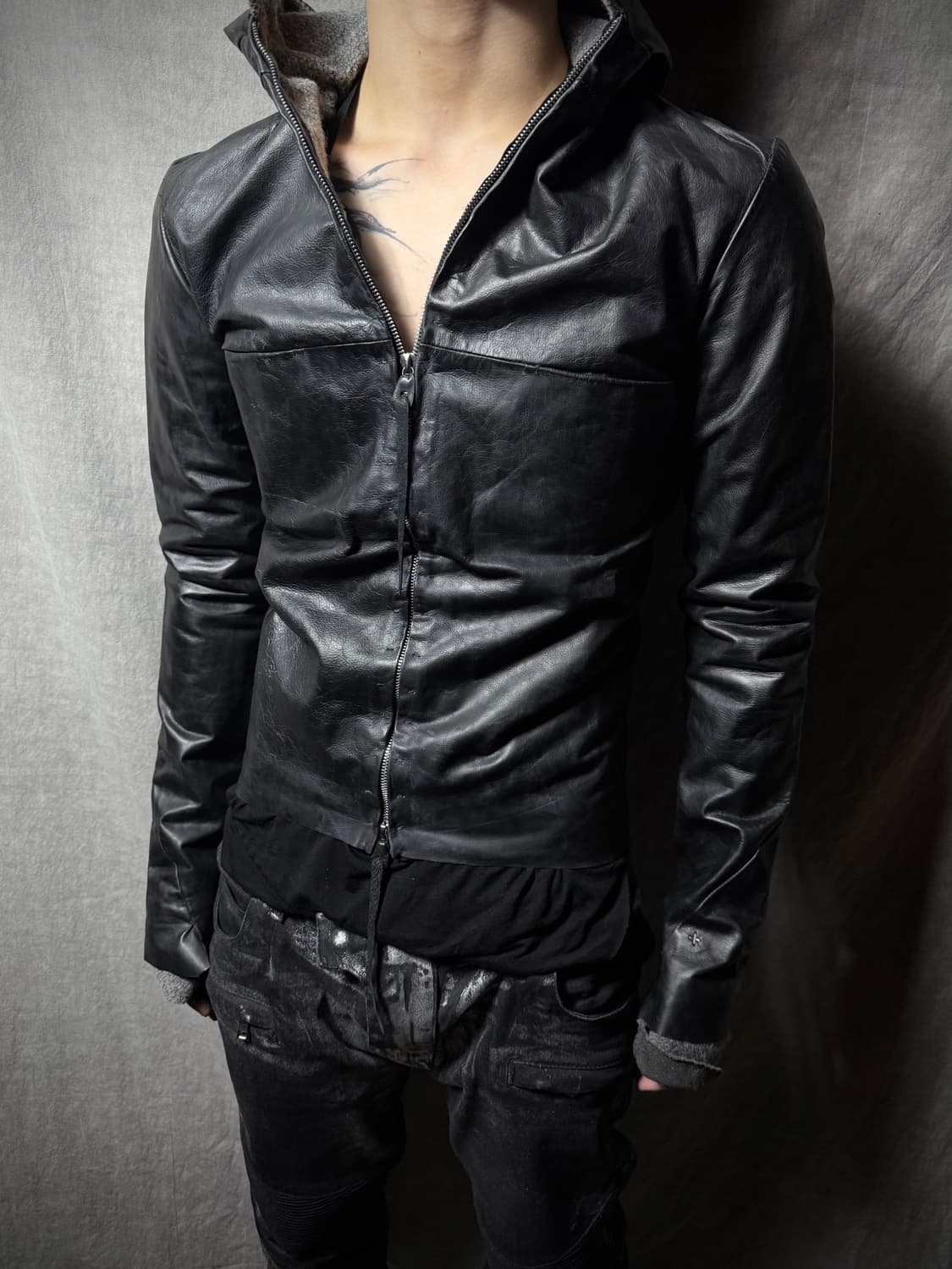 M.A+ Cow Leather Aviator Jacket 상품이미지2