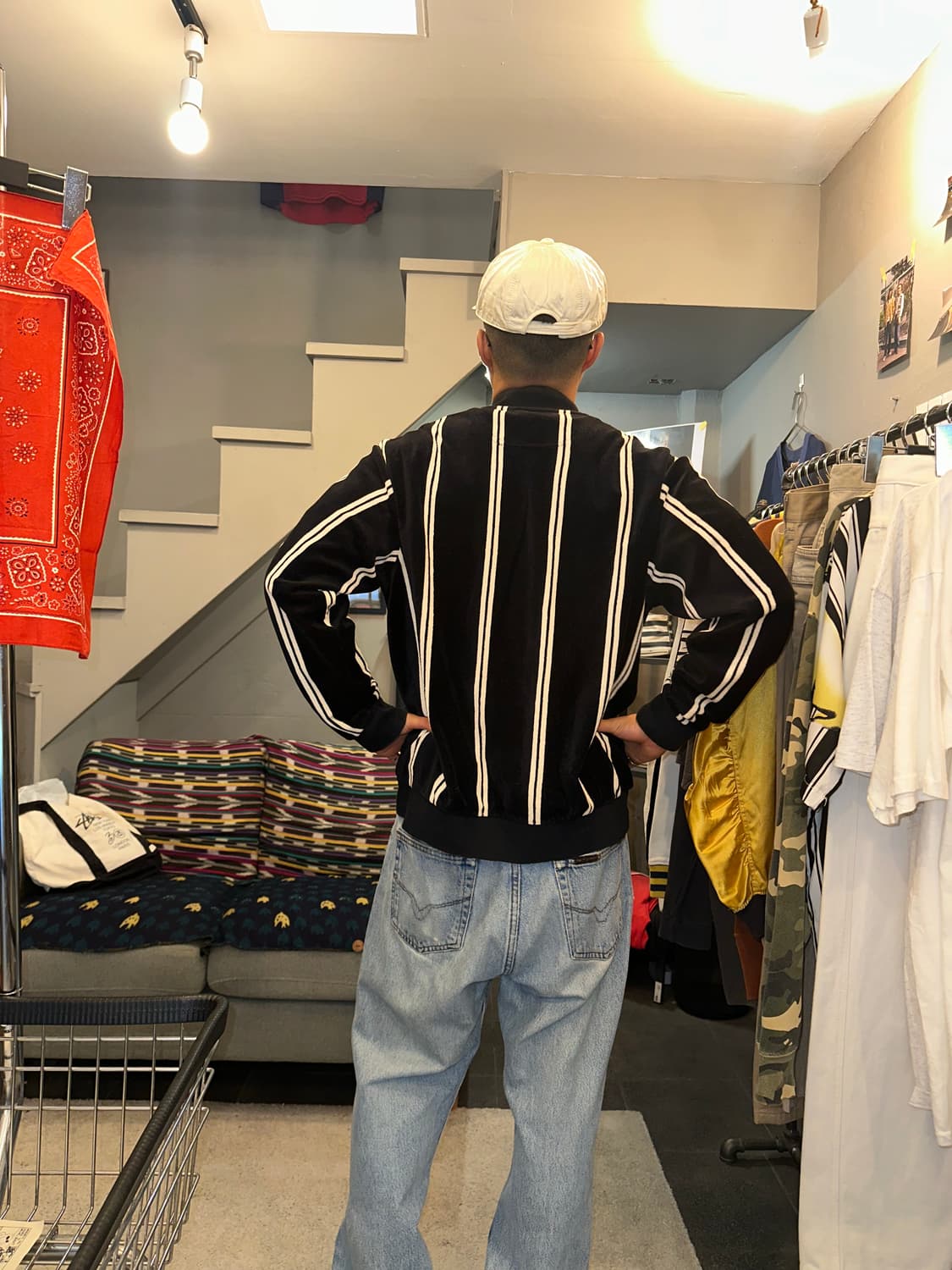 Fred Perry Japan vervet stripe jacket 상품이미지4