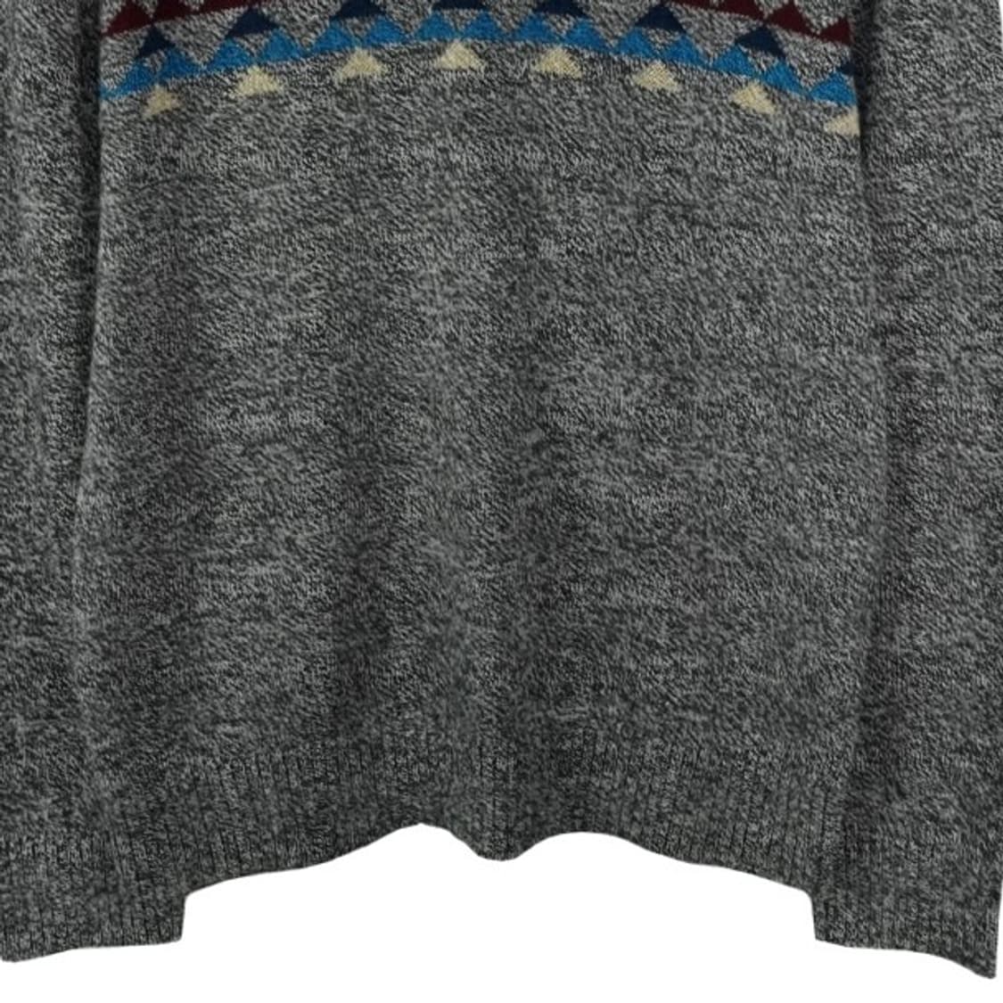 [홀리스터] 빈티지 에스닉 패턴 니트 그레이 M19307 상품이미지5