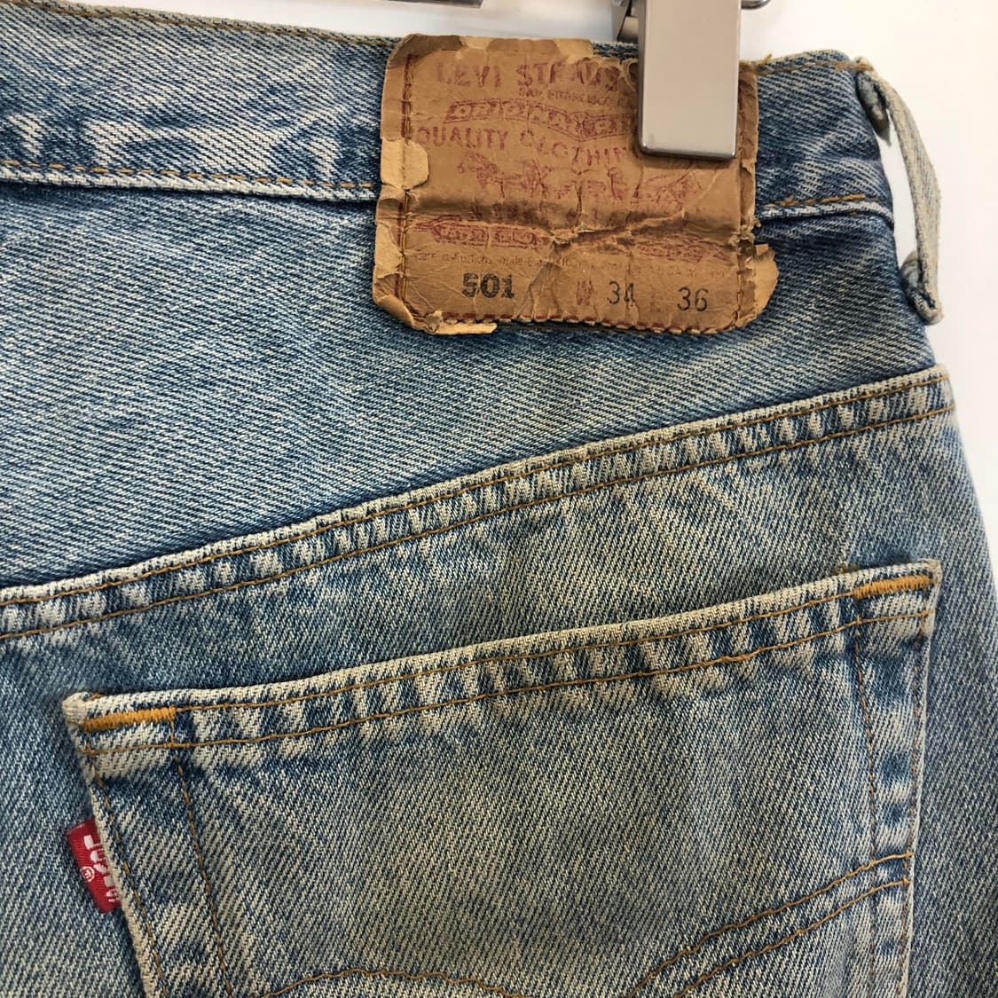 90s USA 리바이스 501 청바지 29 인치 상품이미지4