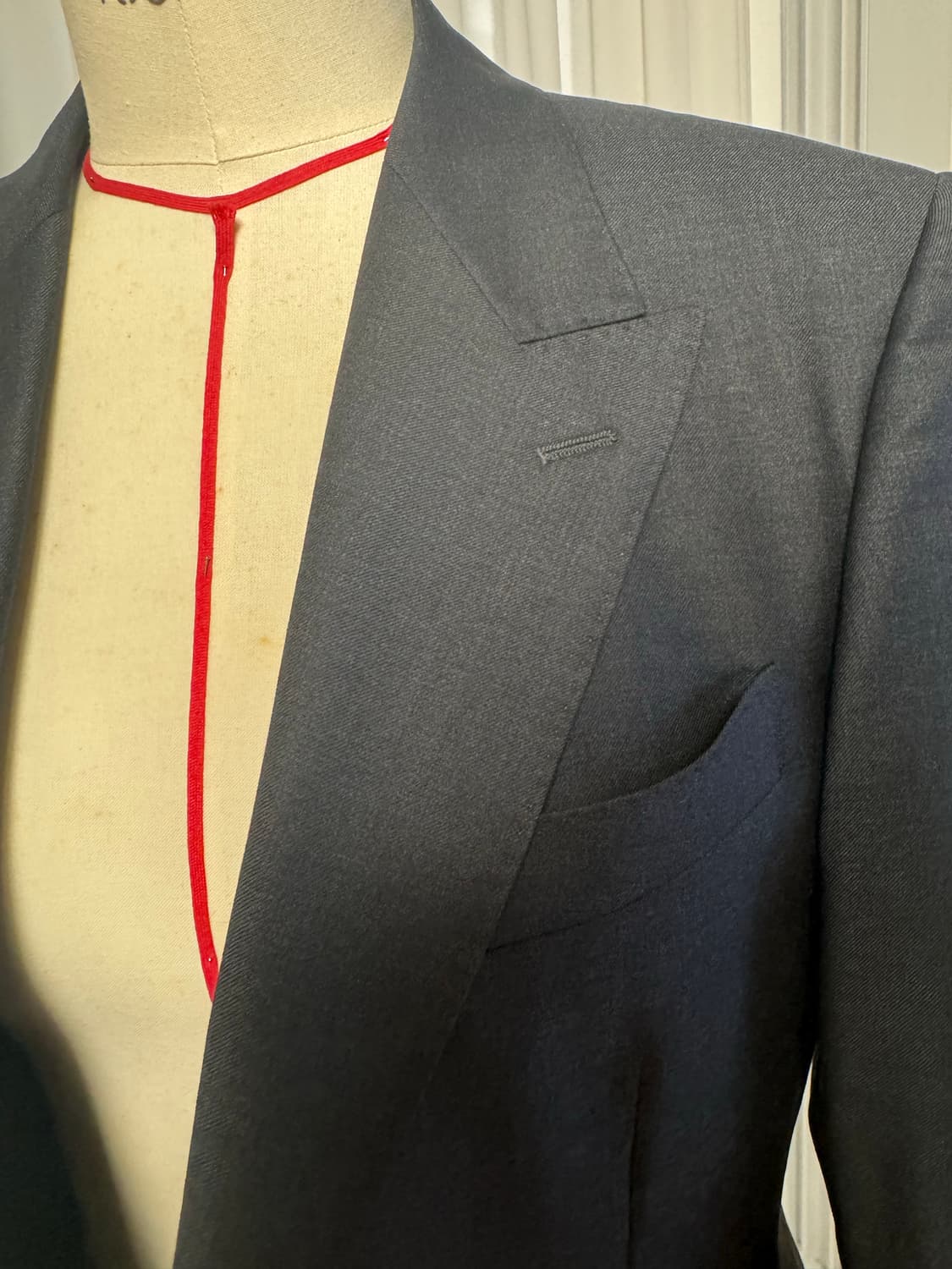 100/33]양복점제작 에르메네질도제냐 차콜그레이수트 상품이미지6