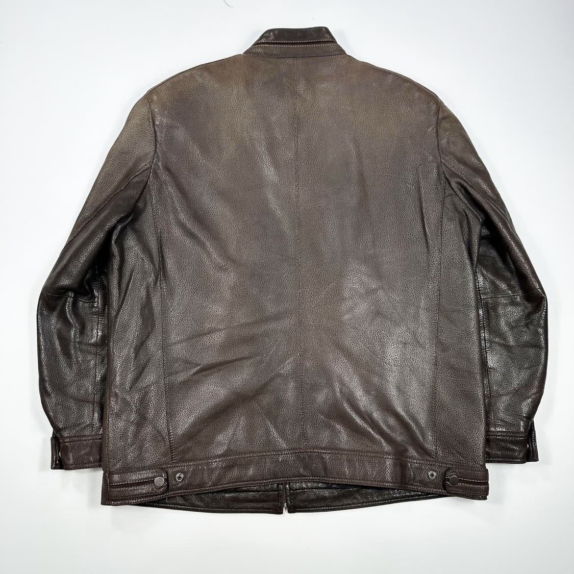 VTG 빈티지 양가죽 브라운 가죽자켓 (XXL) 상품이미지3