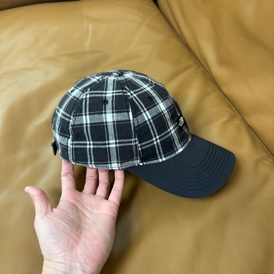 나나미카 노스페이스 퍼플라벨 6패널 볼캡 모자 체크 상품이미지3