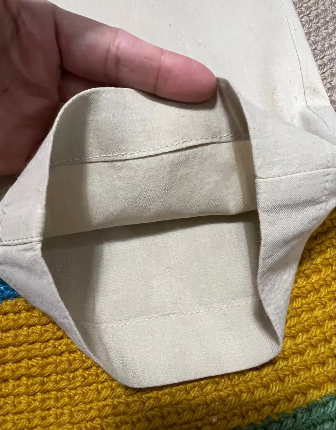 띠어리 남성 아이보리 린넨바지 30 상품이미지5