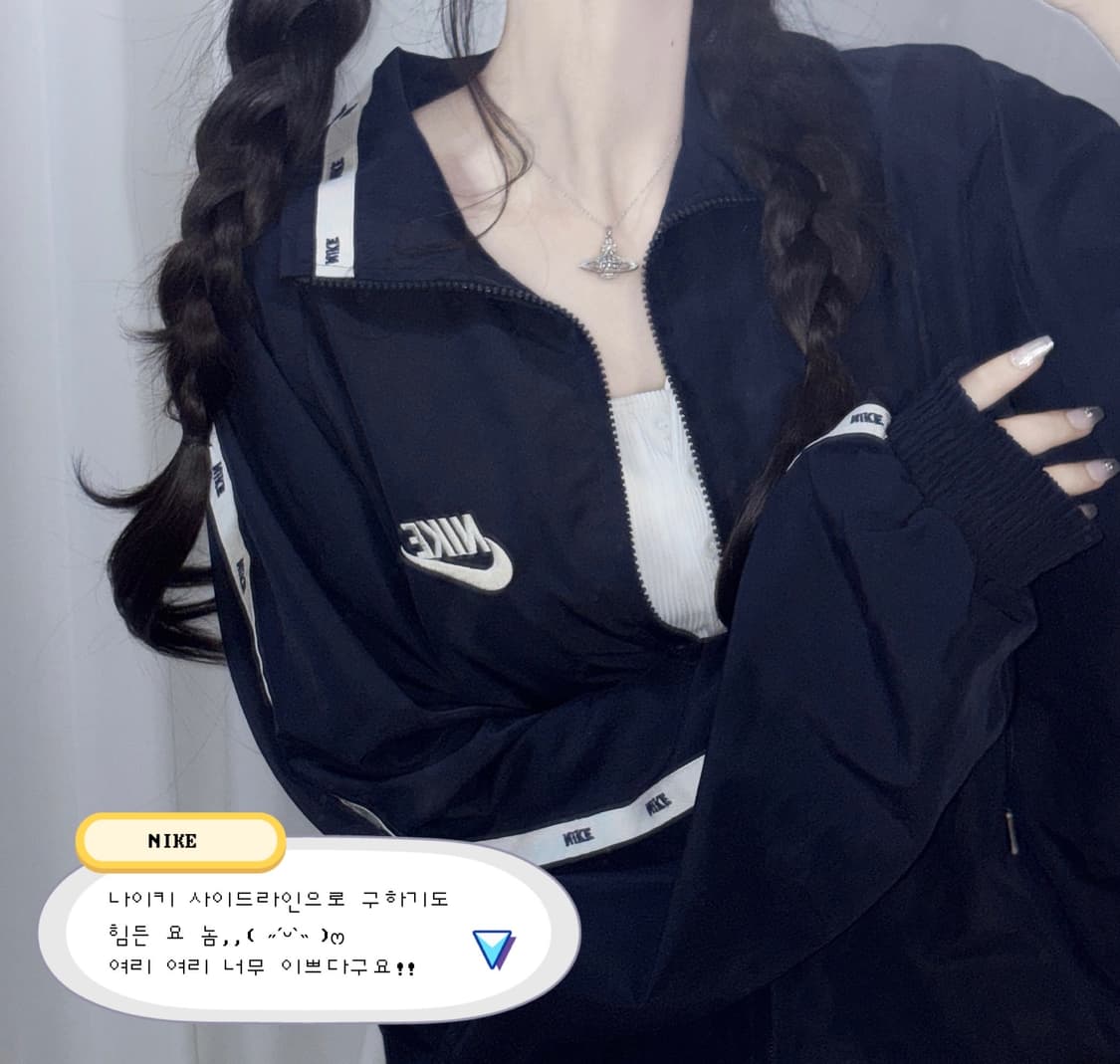 🐰나이키 사이드라인 데일리 여리 점퍼 자켓🖤 상품이미지1