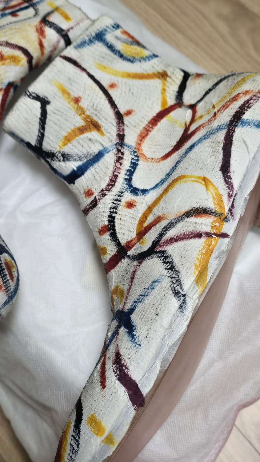 마르지엘라 16aw 핸드페인팅 부츠 상품이미지5