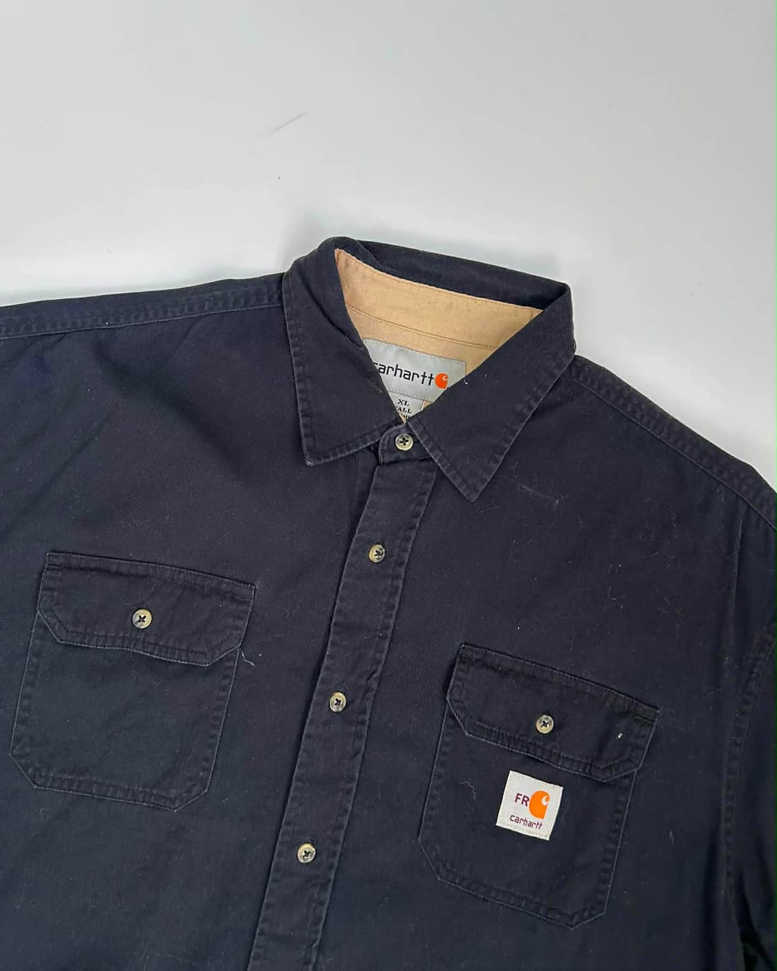 [XL] 칼하트 FR 포켓 워크 셔츠 블랙 상품이미지3
