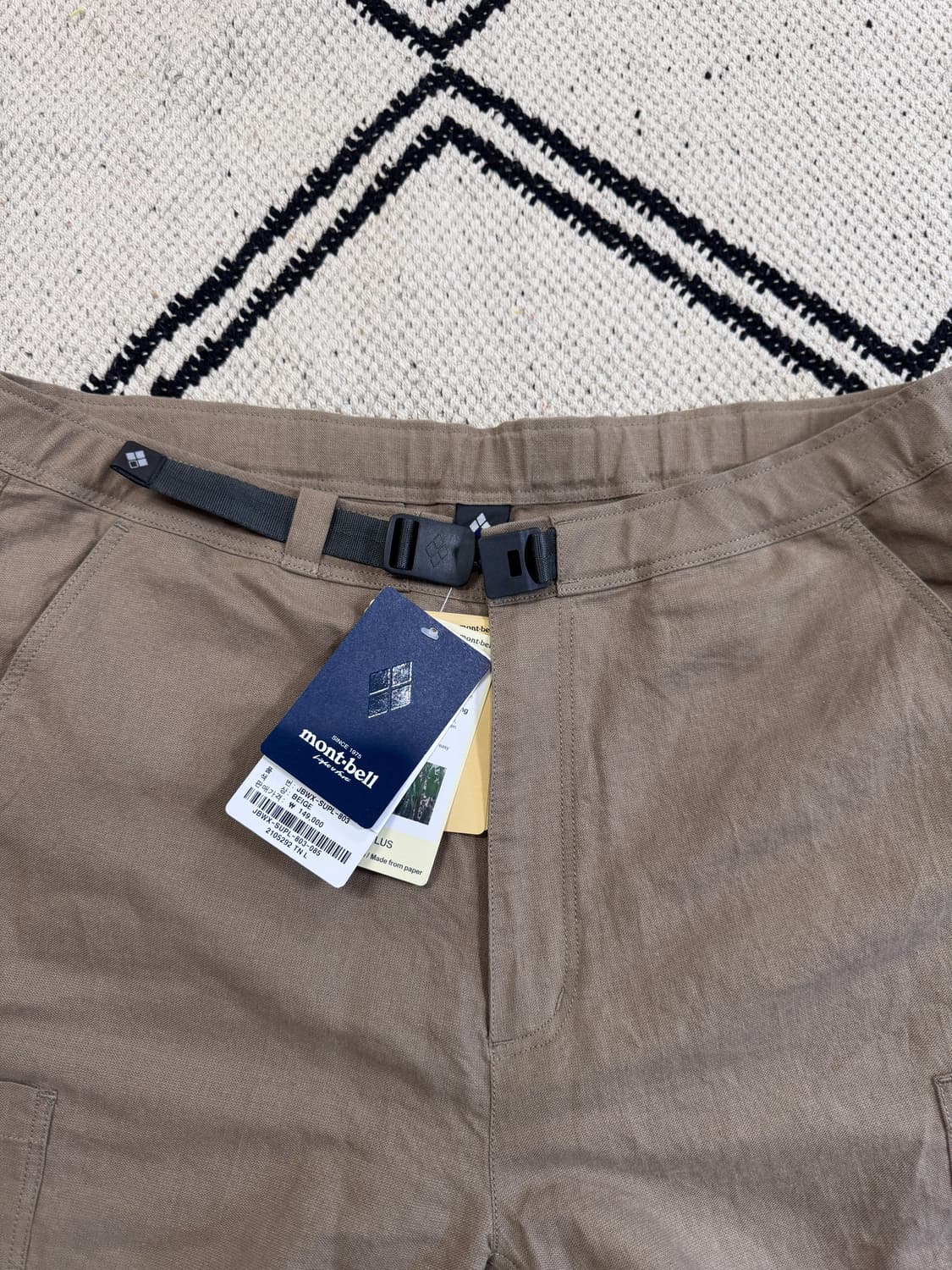 [새제품/L] 몽벨 카미코 카고 팬츠 남 - 베이지 상품이미지2
