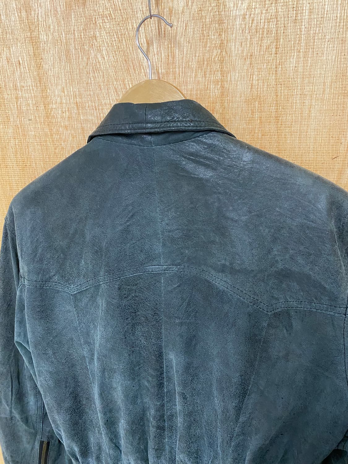 VTG leather western rider coat 가죽 라이더 코트 상품이미지7