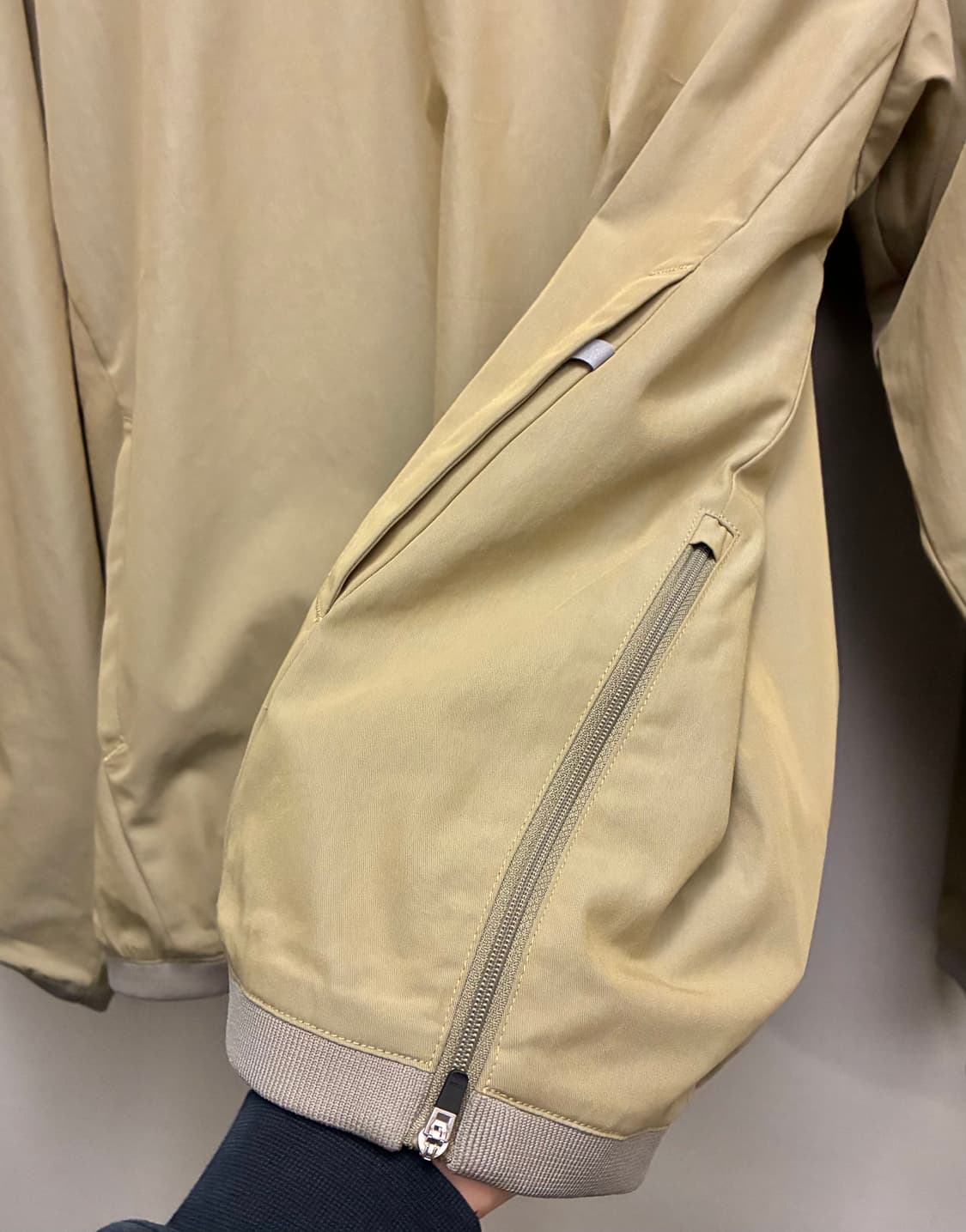 (L/102)JPN 컨버스 도쿄 코튼 폴리 풀오버 하프집업 아노락자켓 상품이미지7