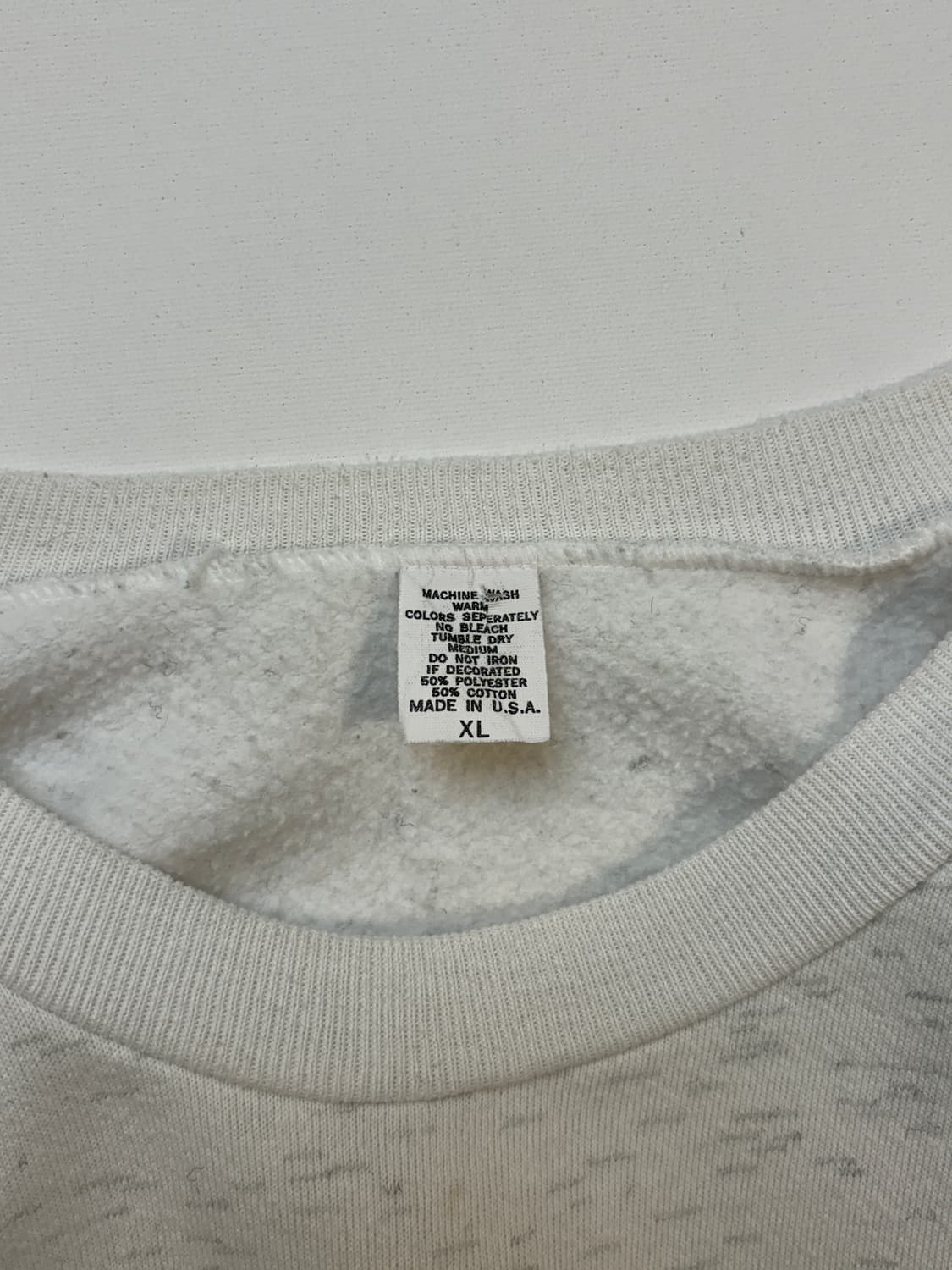 [XL] 90s USA TEDDIES 멜란지 스웻셔츠 상품이미지3