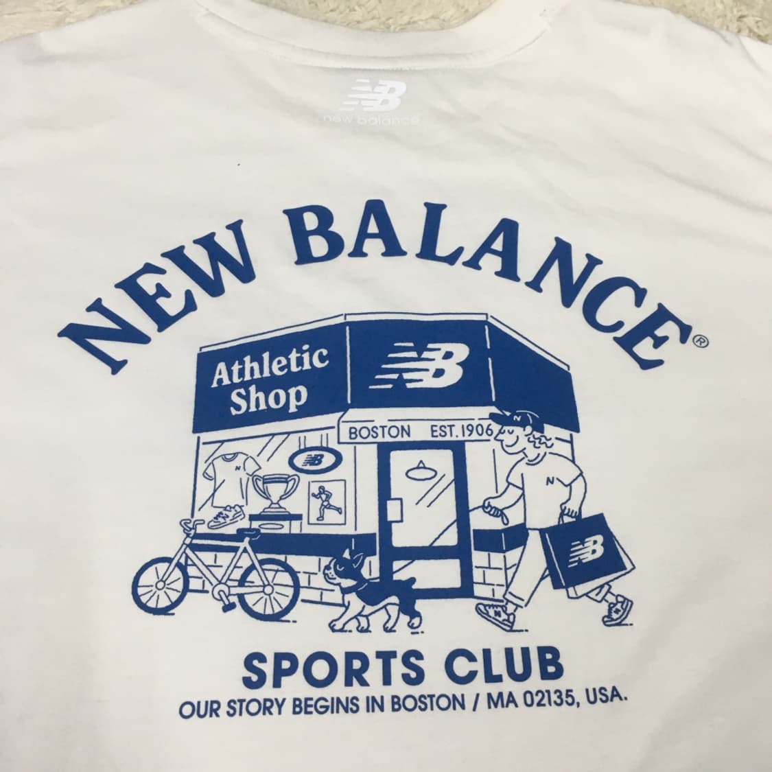 뉴발란스 백로고 반팔티 DD26 상품이미지5