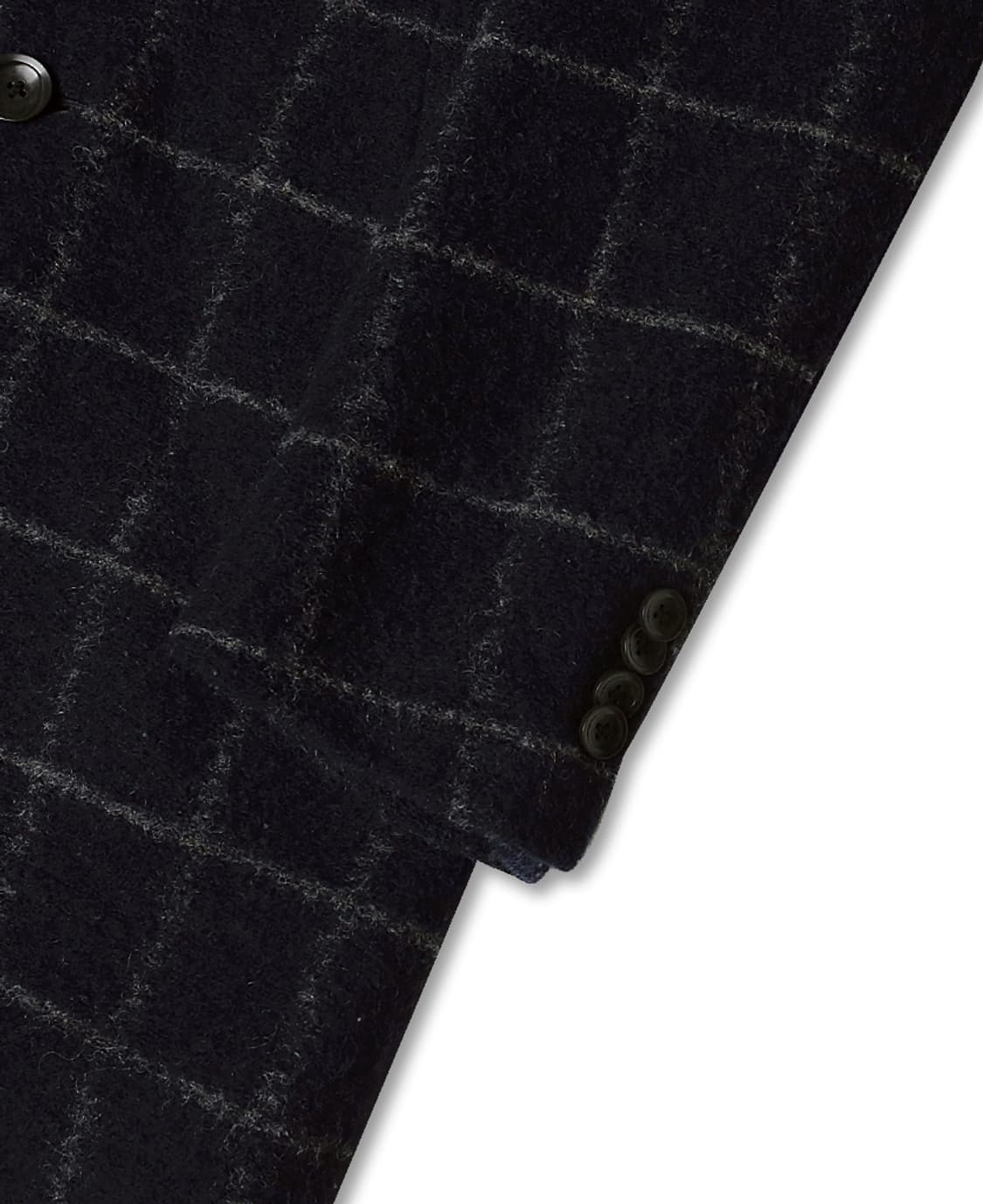 유나이티드 애로우즈 [United Arrows] 바우 체크 울 싱글 코트 상품이미지3