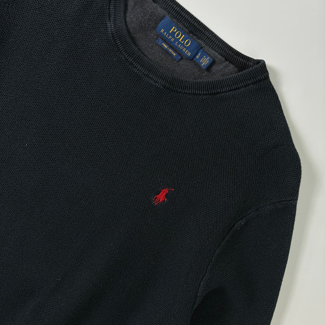 Polo 폴로 랄프로렌 다크블랙 라운드 니트 상품이미지3