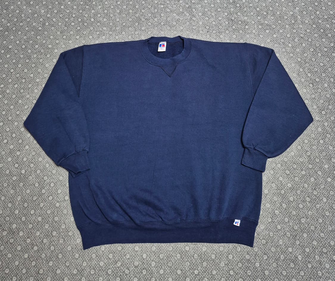 [XXL]90s US Made 러셀 네이비 스웻  -327 상품이미지1