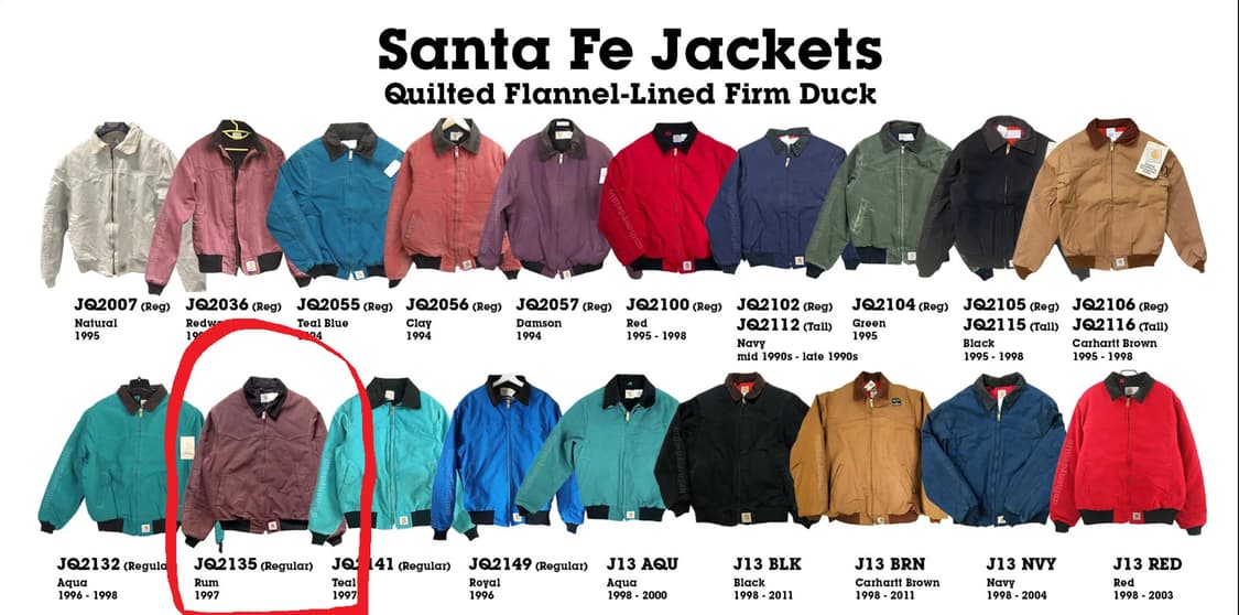 칼하트 JQ2135 산타페 자켓 XL 상품이미지6