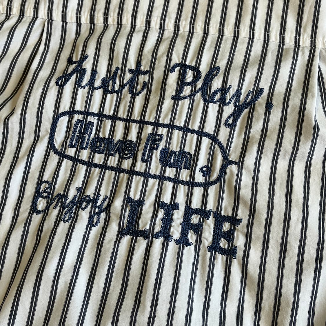 Beams Boy stripe open collar shirt (~55) 상품이미지5