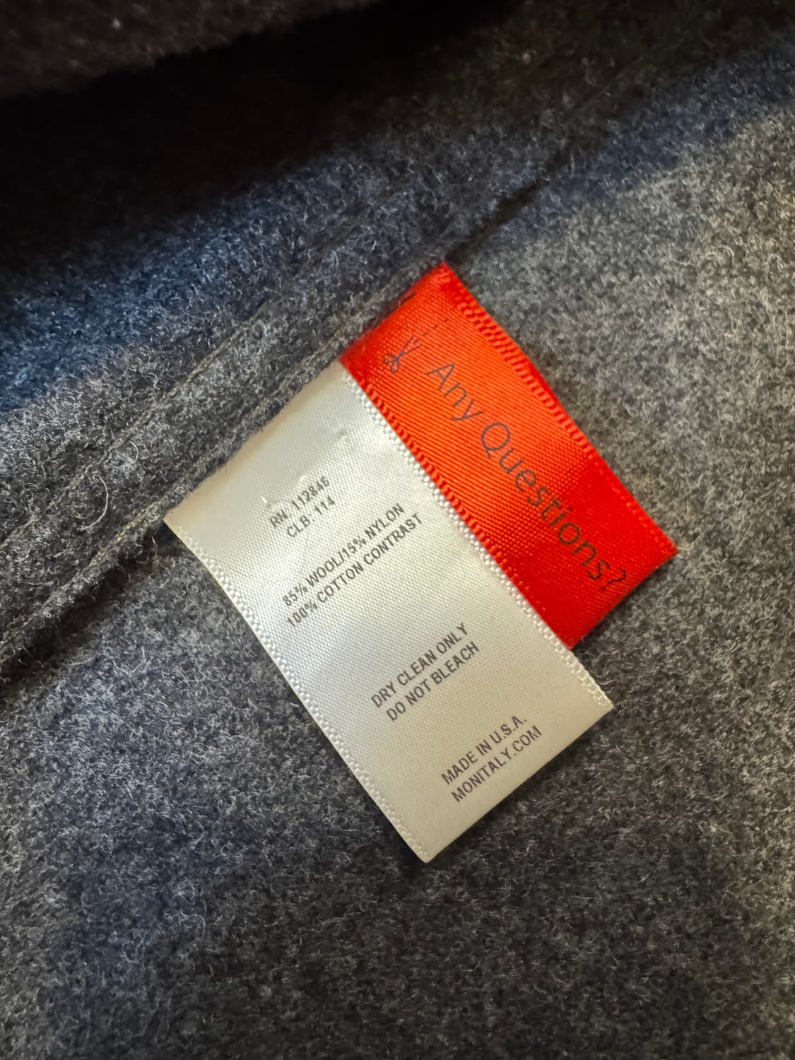 모니탈리 monitaly 울 블레이저 자켓 그레이 40사이즈

 상품이미지4