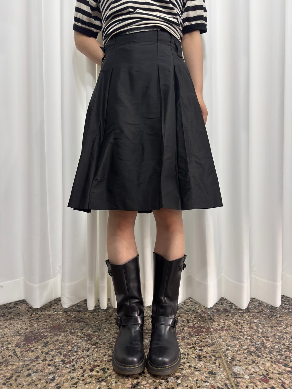 pleats midi skirt 상품이미지1
