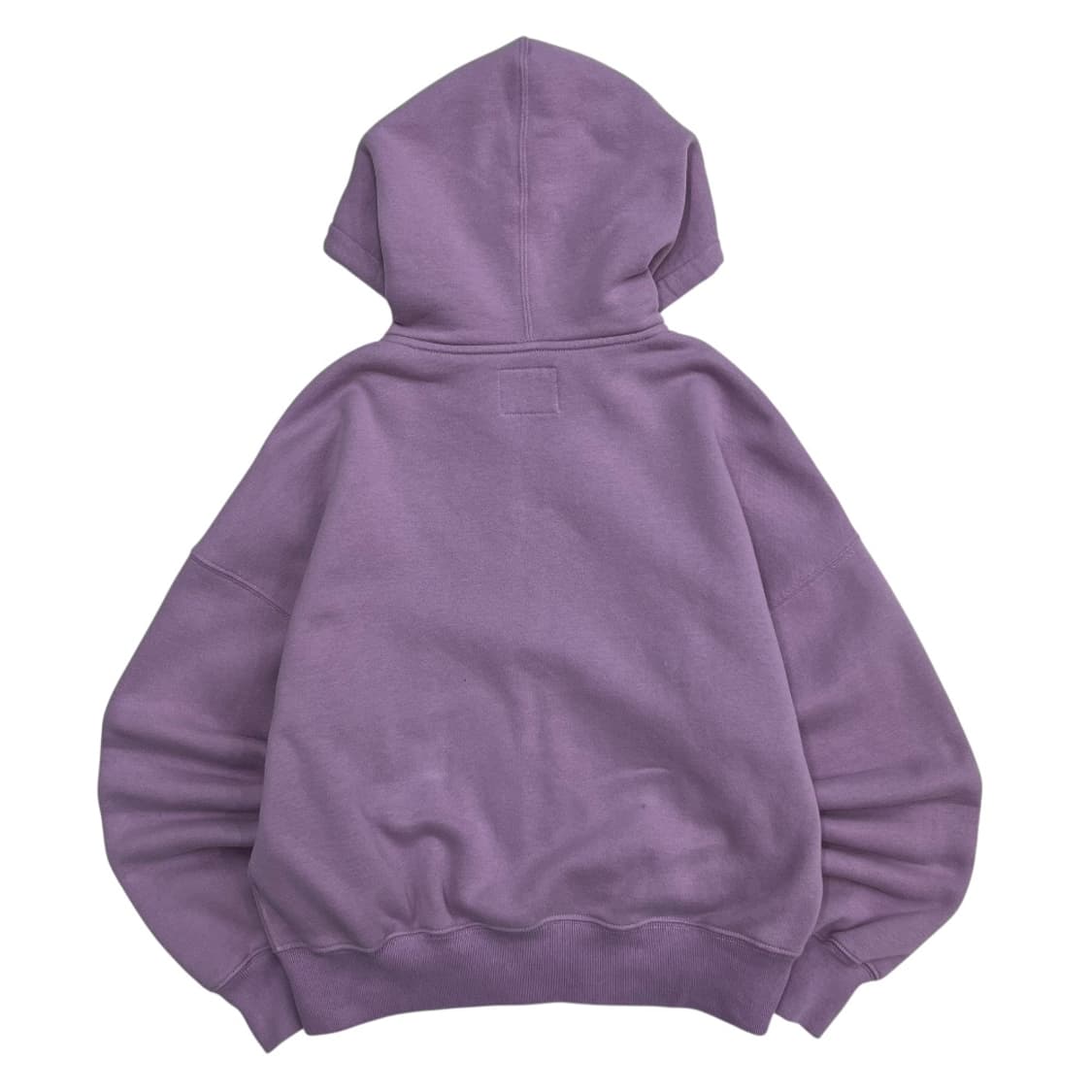 아베크롬비 레터링 센터로고 연보라 후드집업 S 상품이미지3