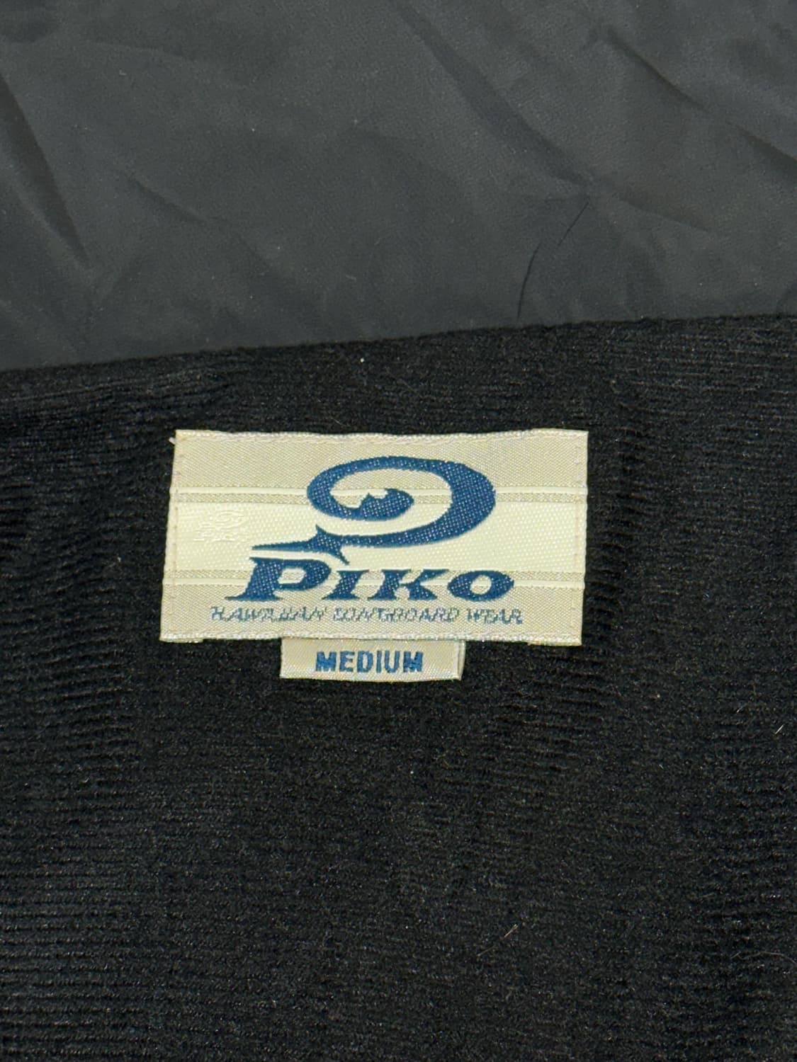 피코 차콜 올드스쿨 힙합 브랜드 빅 로고 사이드 라인 바람막이 자켓 M  상품이미지7