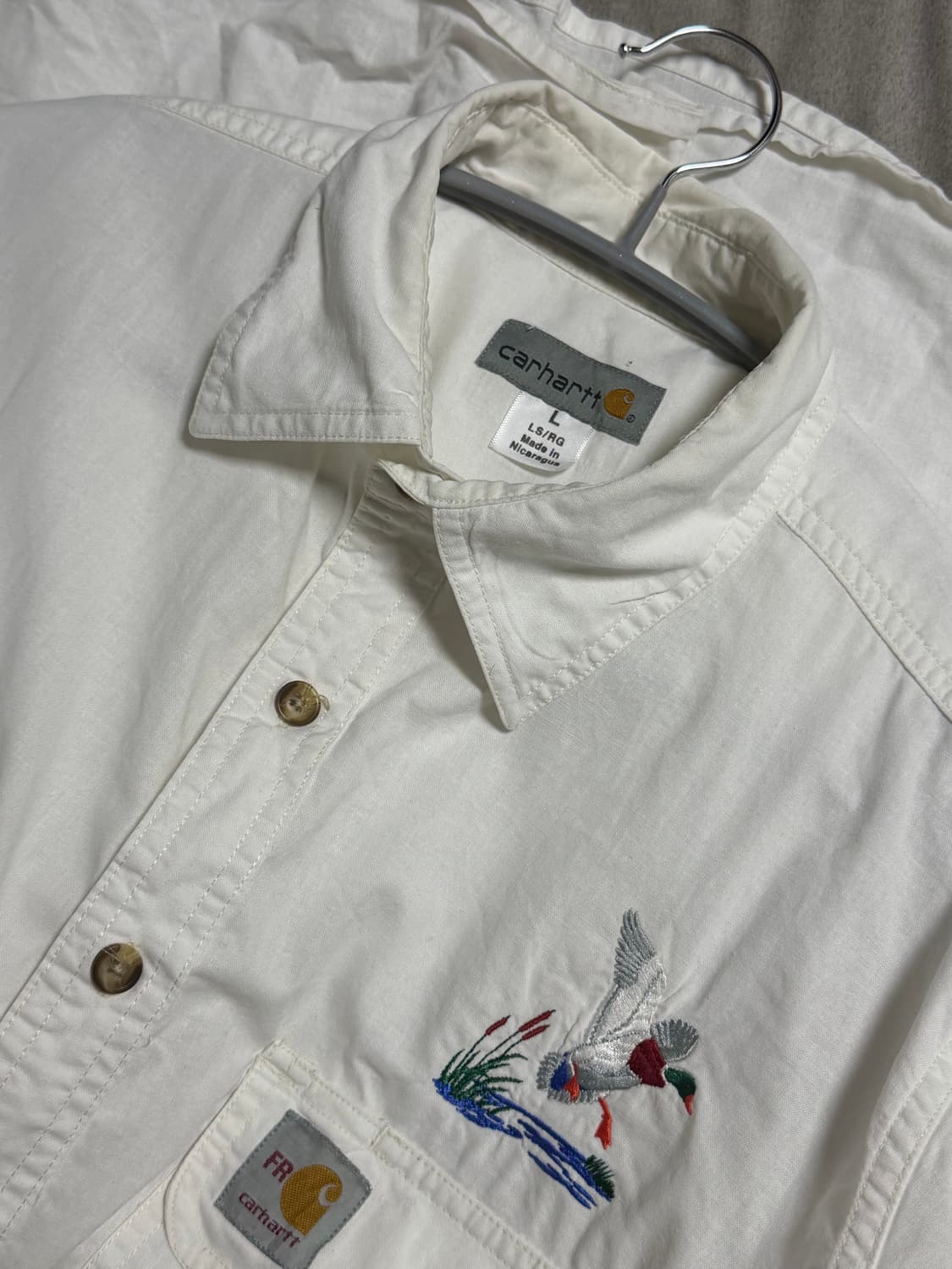 칼하트 투포켓 긴팔셔츠 L 상품이미지3