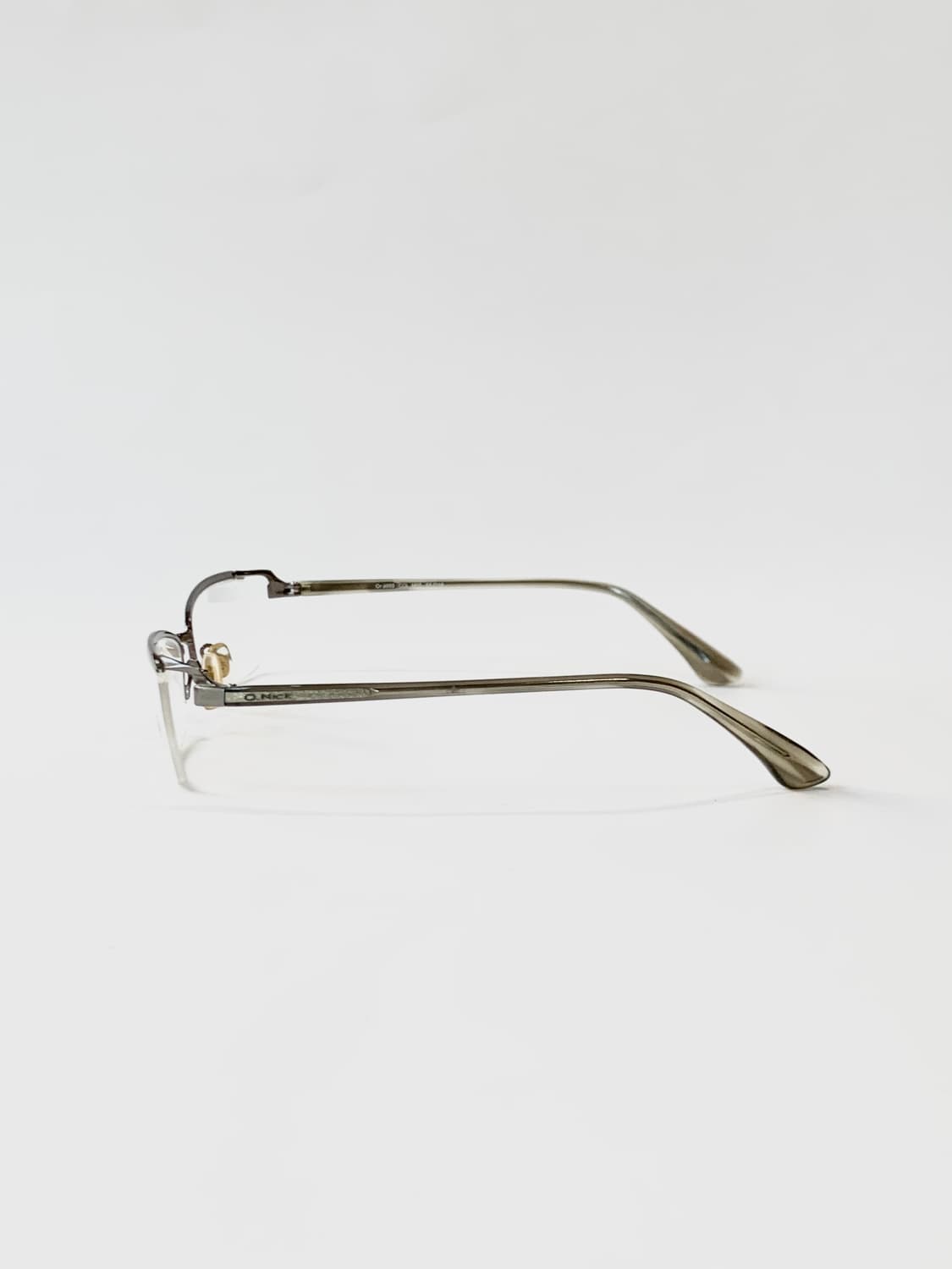 [픽키-643] 하프림 메탈 안경 클래식 브라운  상품이미지4