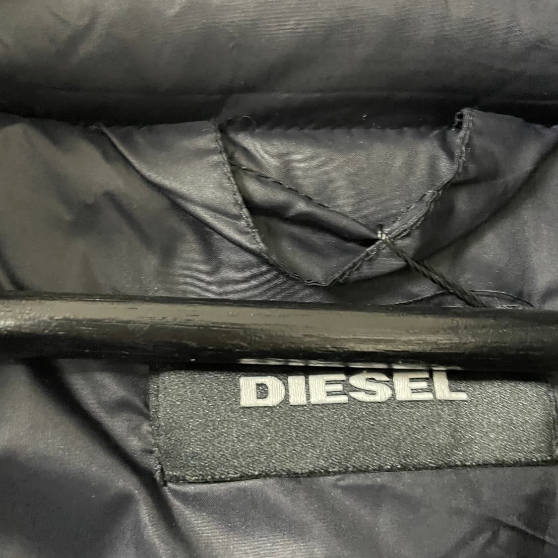 디젤 롱 패딩 블랙 S 상품이미지5