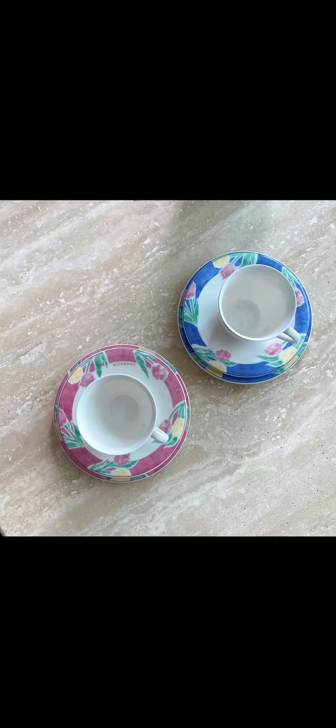 지방시 트리오 찻잔 그릇 접시 6p세트 상품이미지5