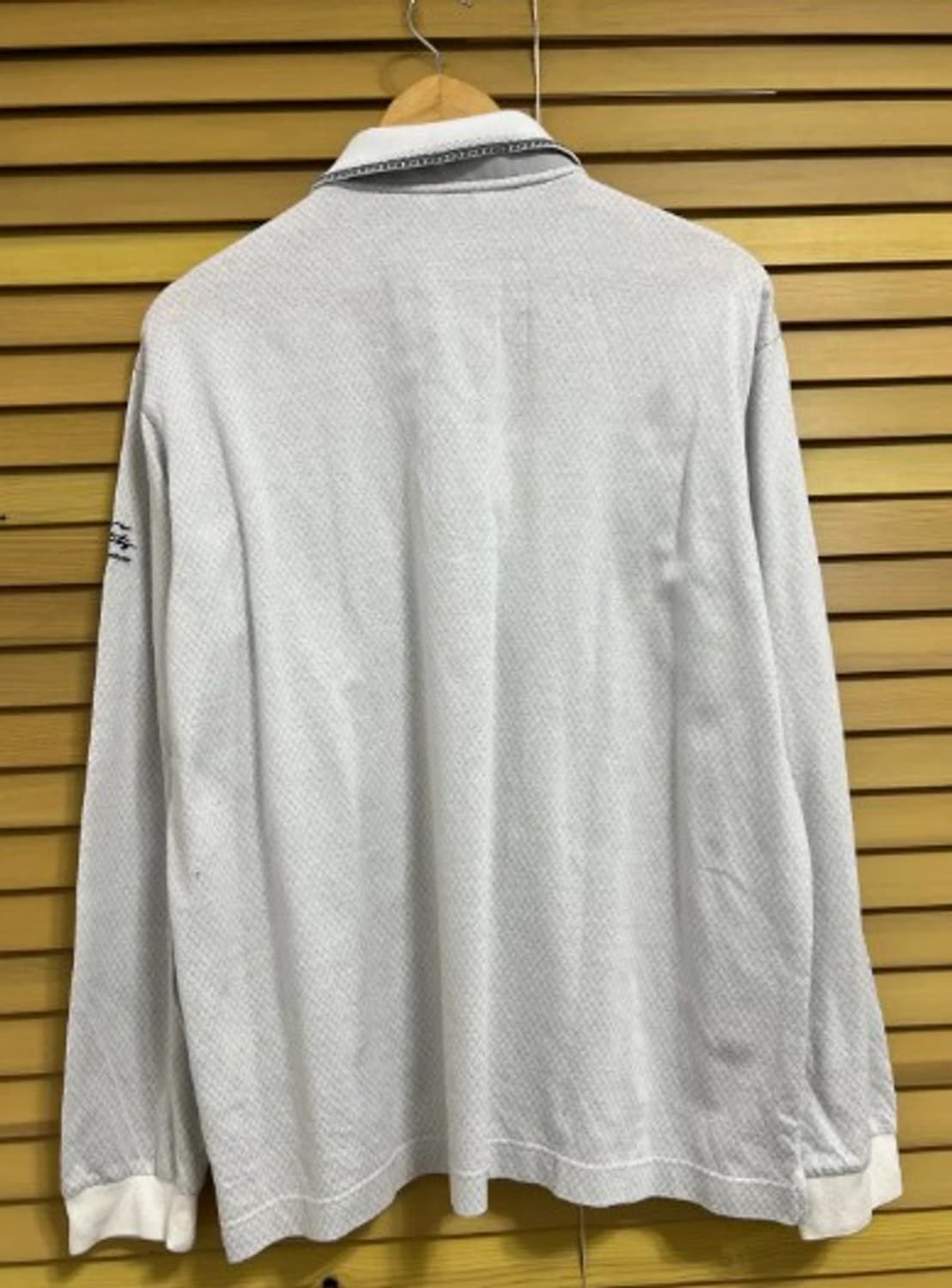 아다바트재팬 남성 그레이 기능성카라긴팔티셔츠 50 상품이미지3