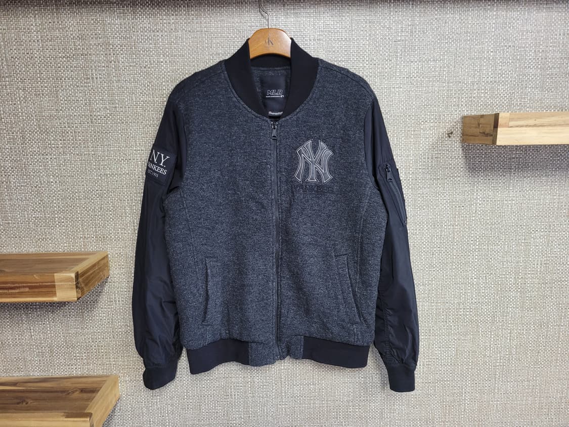 100사이즈 MLB 모직 점퍼 항공 자켓  상품이미지1