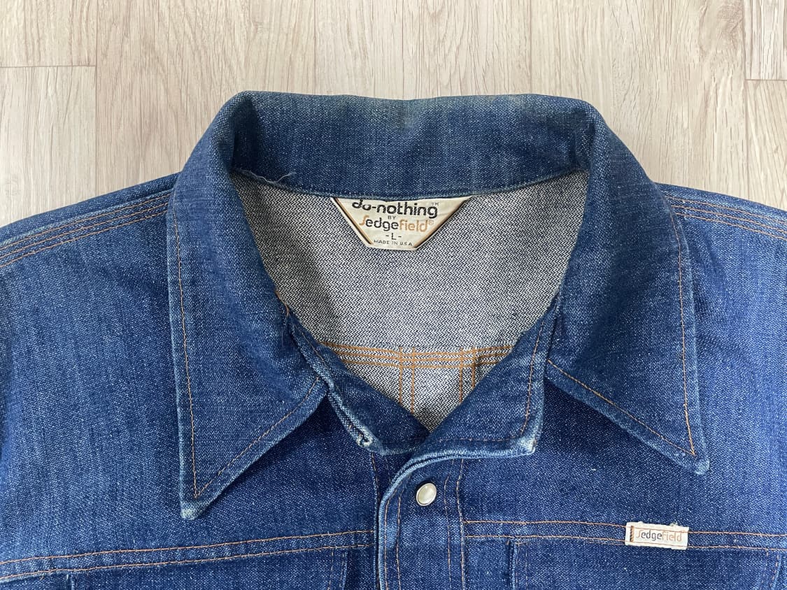 100~105) RRL원판 70's 세즈필드 웨스턴 데님자켓(미국제) 상품이미지3
