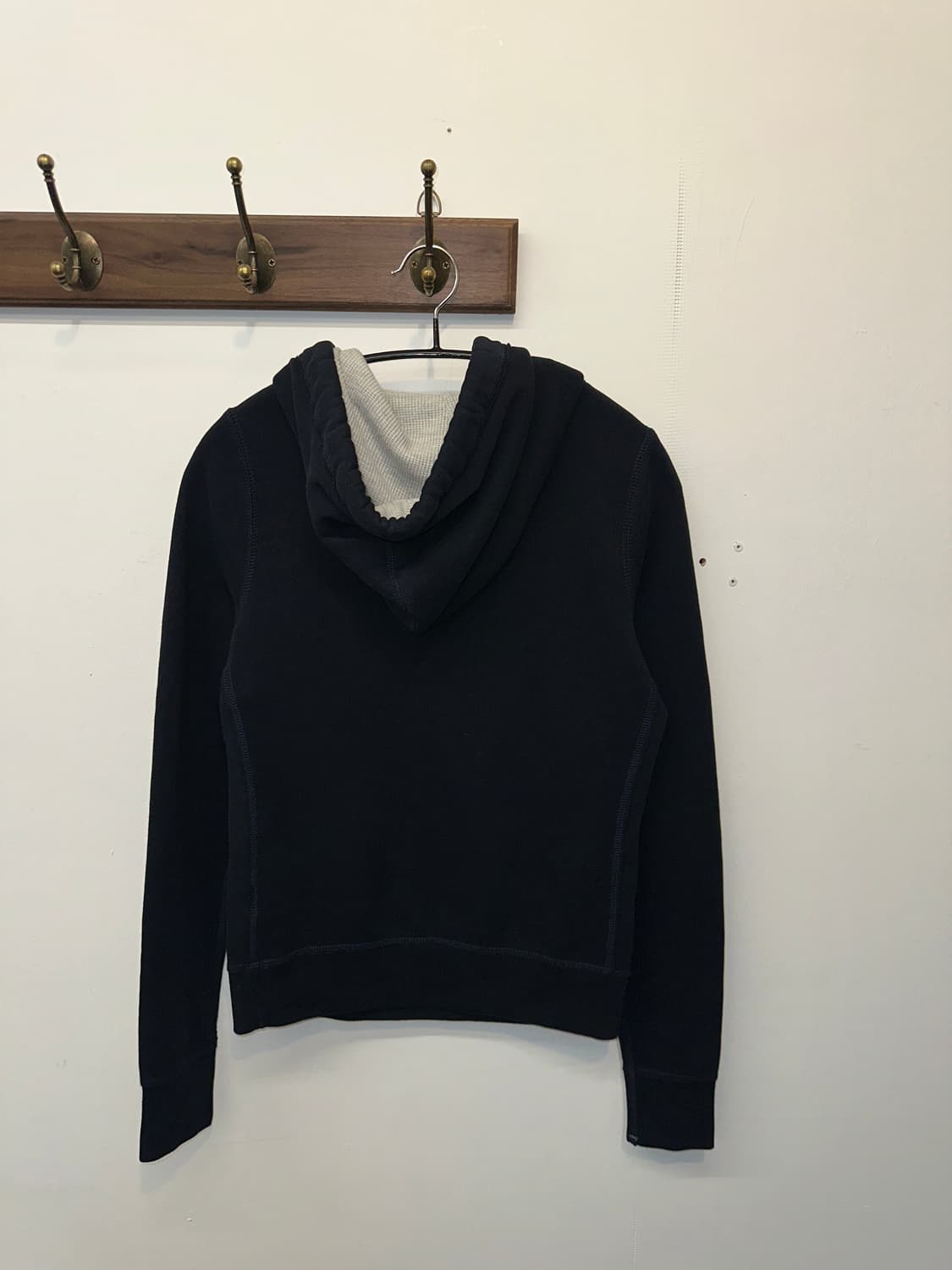 아베크롬비 딱붙핏 아치 스펠아웃 로고 후드 s (네이비) 상품이미지4