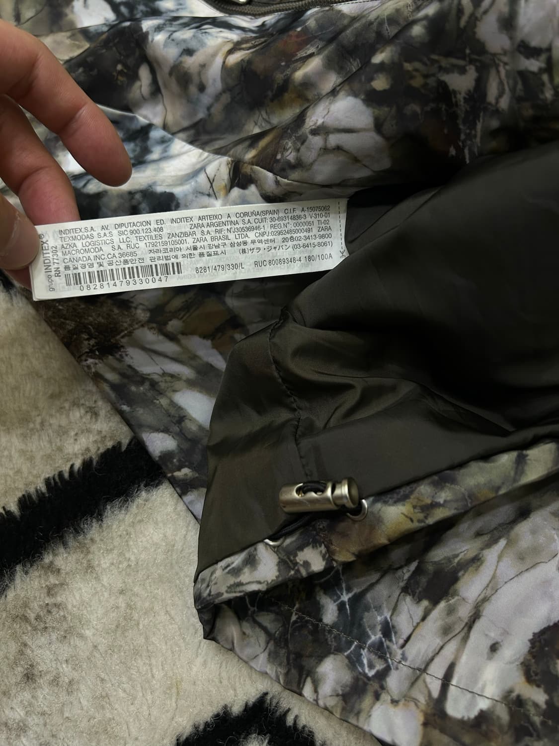 [L]ZARA 리얼트리 후드 바람막이 자켓 상품이미지5