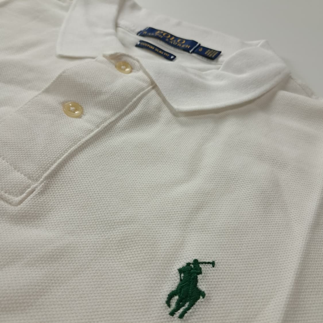 CK338 L 폴로 커스텀슬림핏 화이트 칼라 티셔츠 상품이미지4